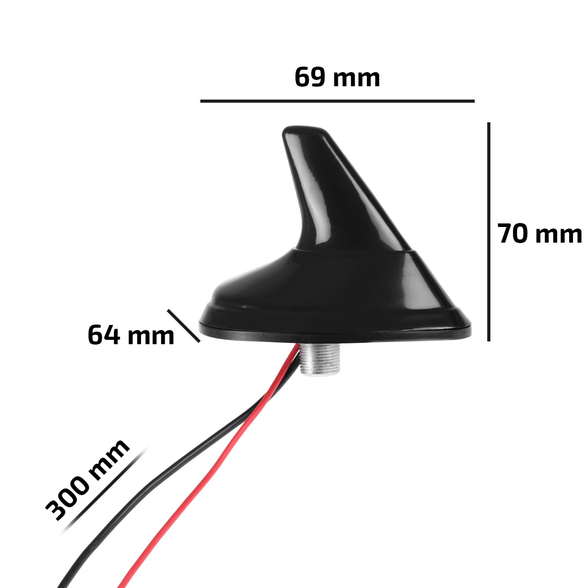 Fin-Antenne AM/FM | HEYNER® Aerial Shark Fin