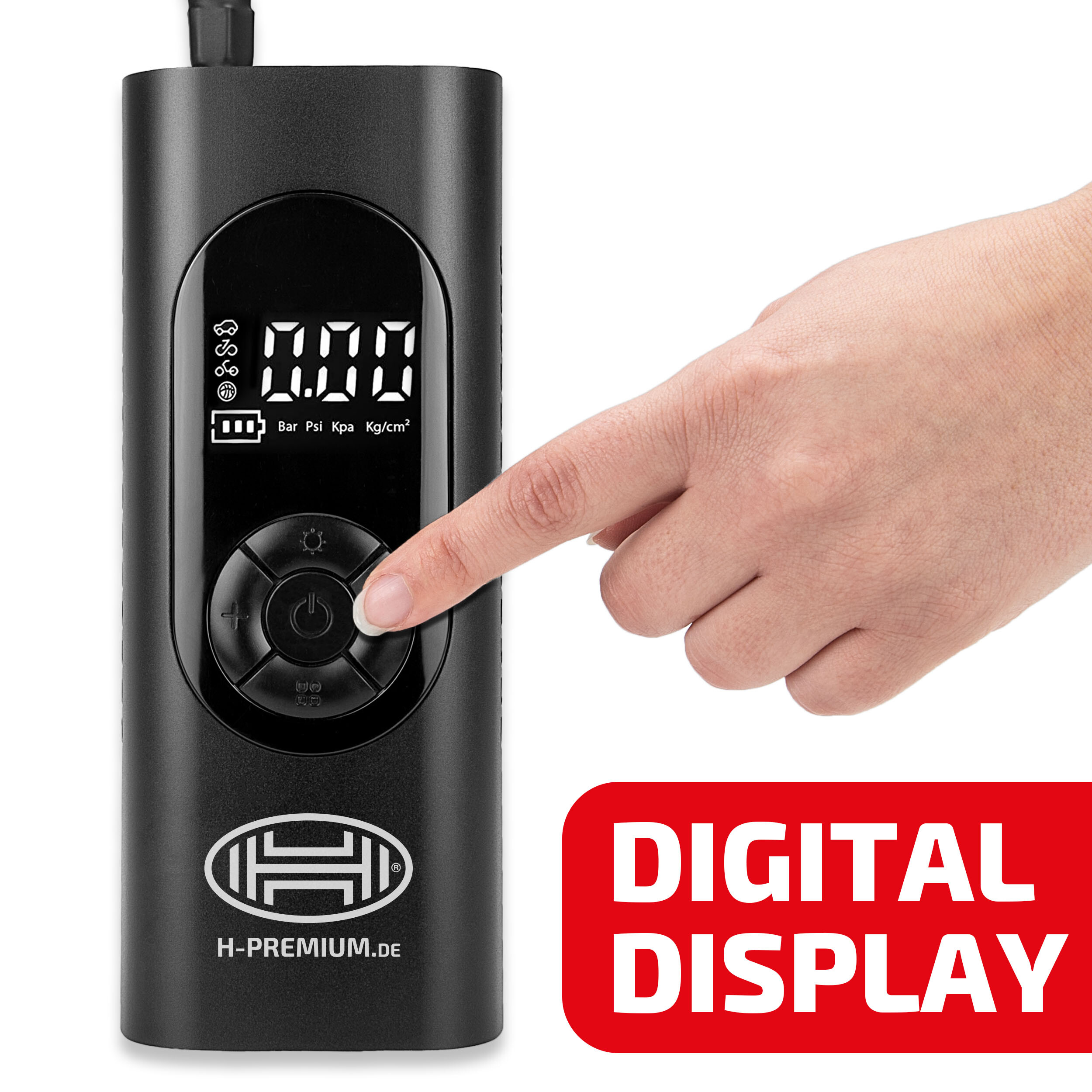 Digital Akku Kompressor | HEYNER® AkkuPressor PRO