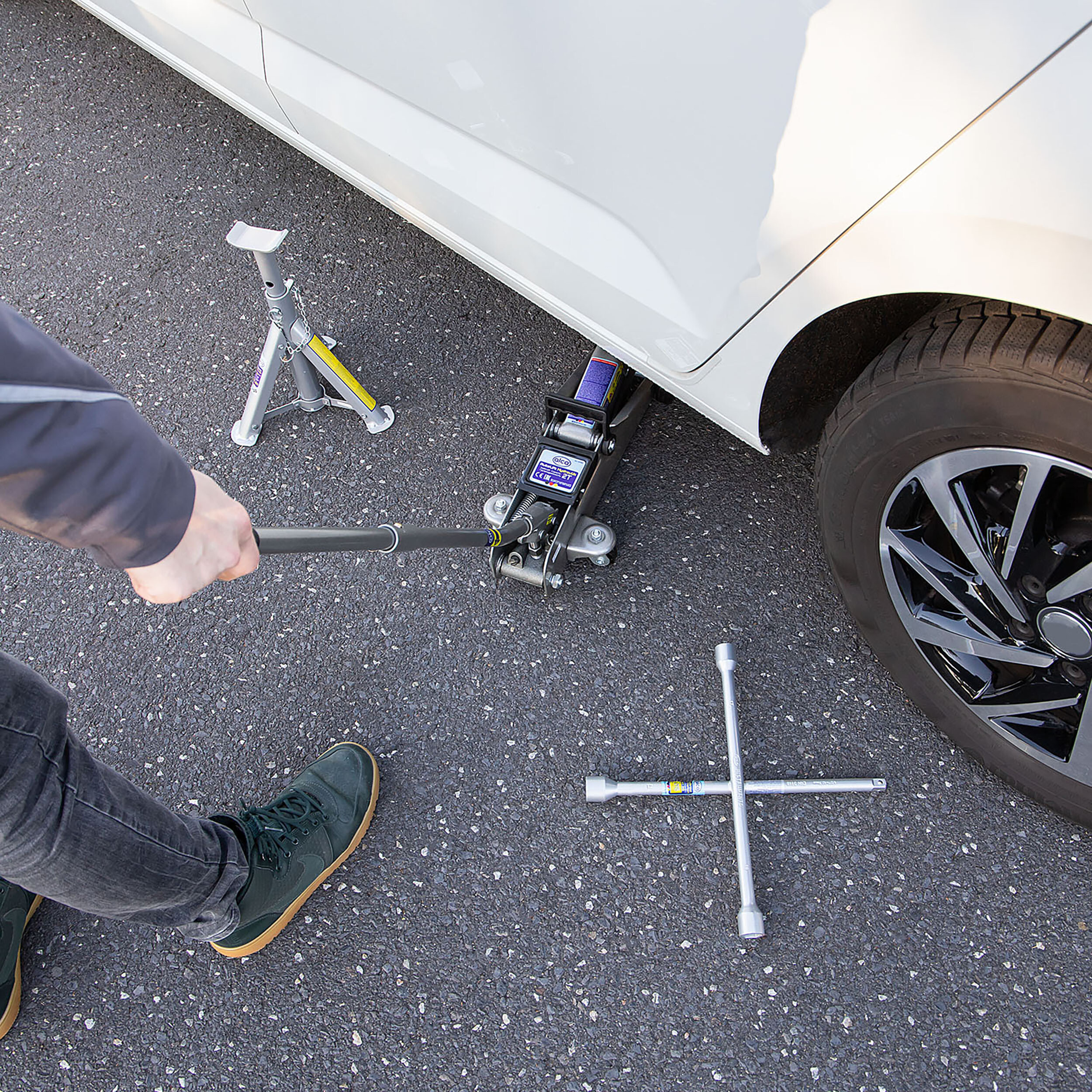 Hydraulischer Rangierwagenheber 2 t | alca® Auto Lift 2t Hydraulik