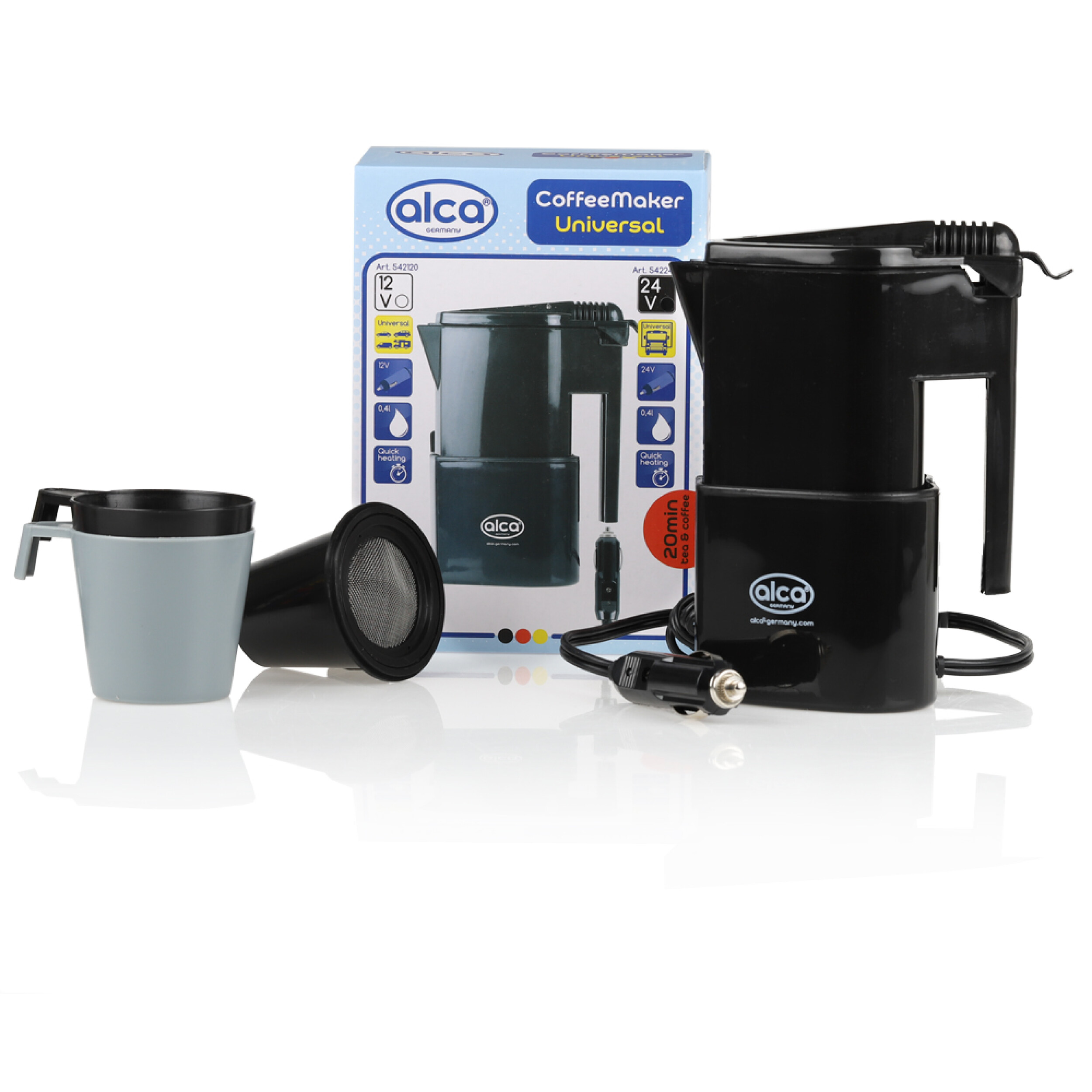 Wasserkocher 12V / 24V | alca® Coffee Maker 24V