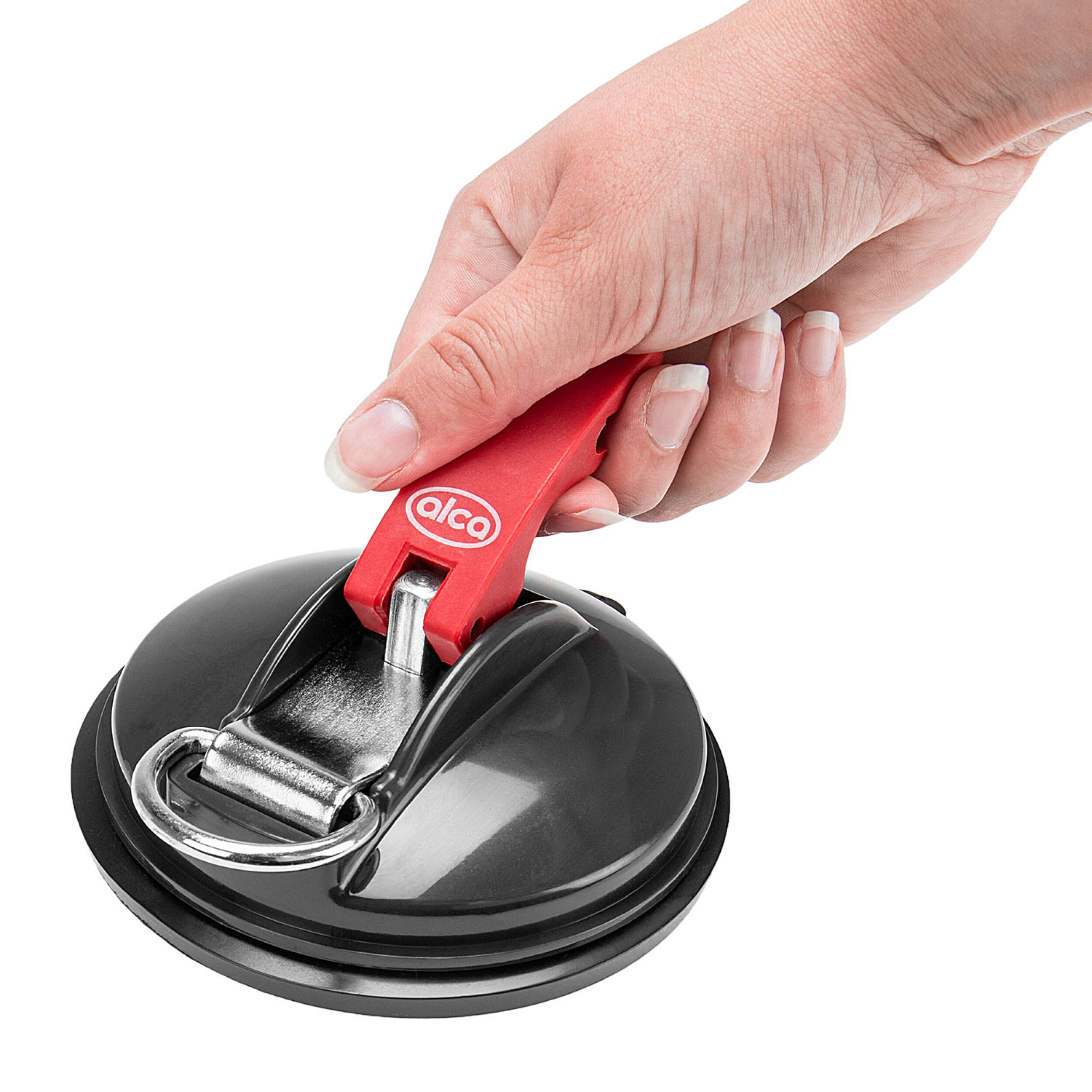 Suction cup attachment with hook | alca® SUCTION CUP