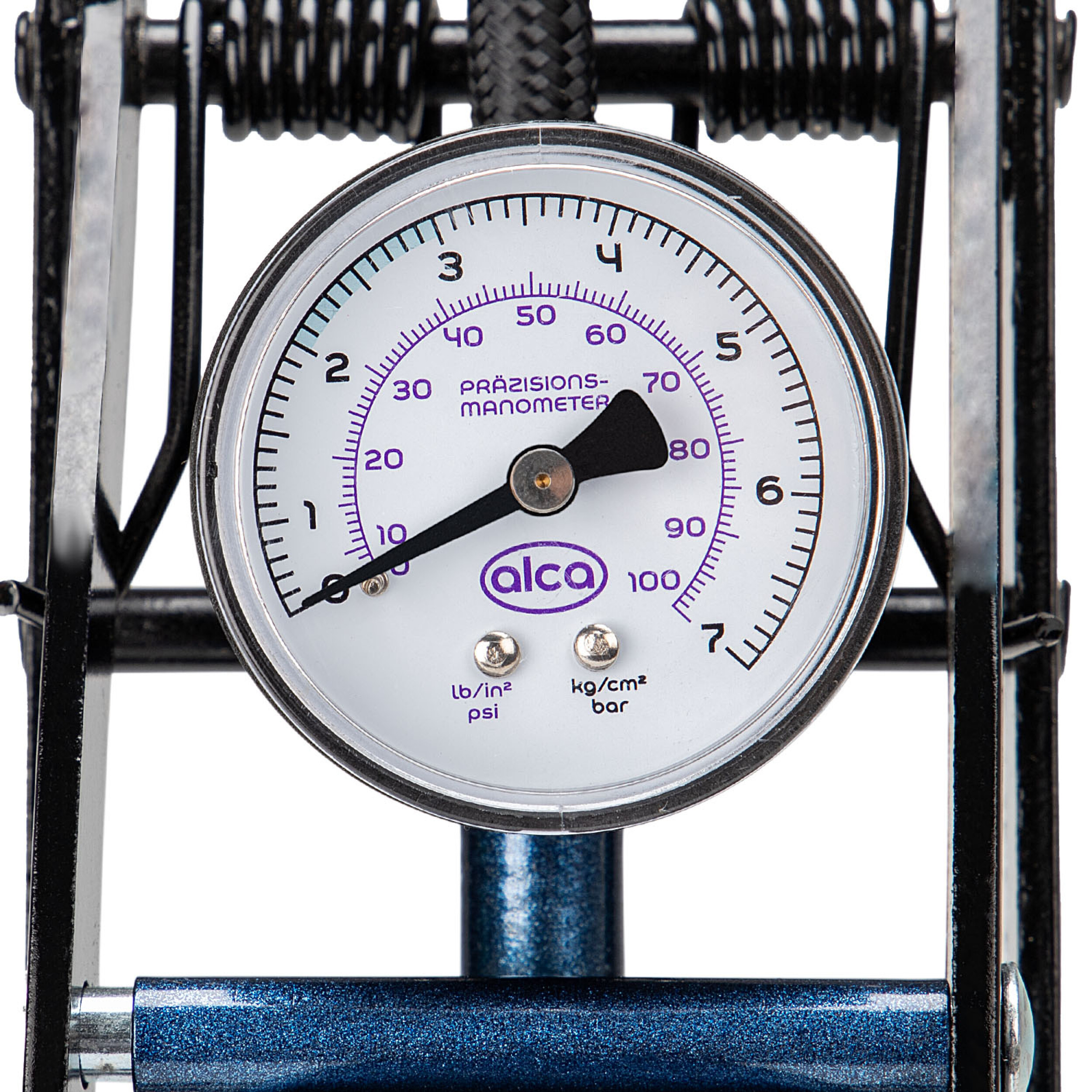 Hochleistungs-Fußpumpe mit Manometer | alca® AeroPump High Power