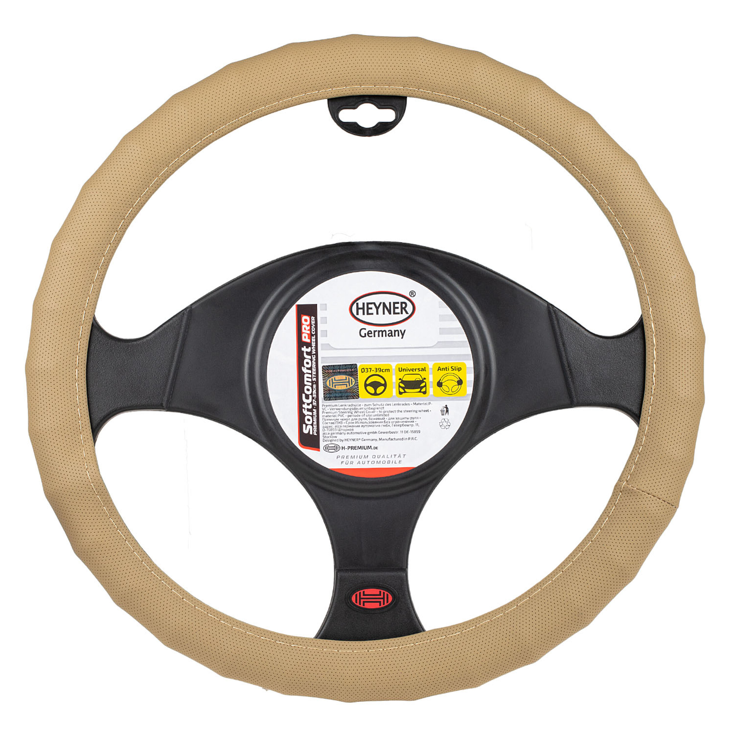 Premium Lenkradhülle | HEYNER® Soft Comfort PRO