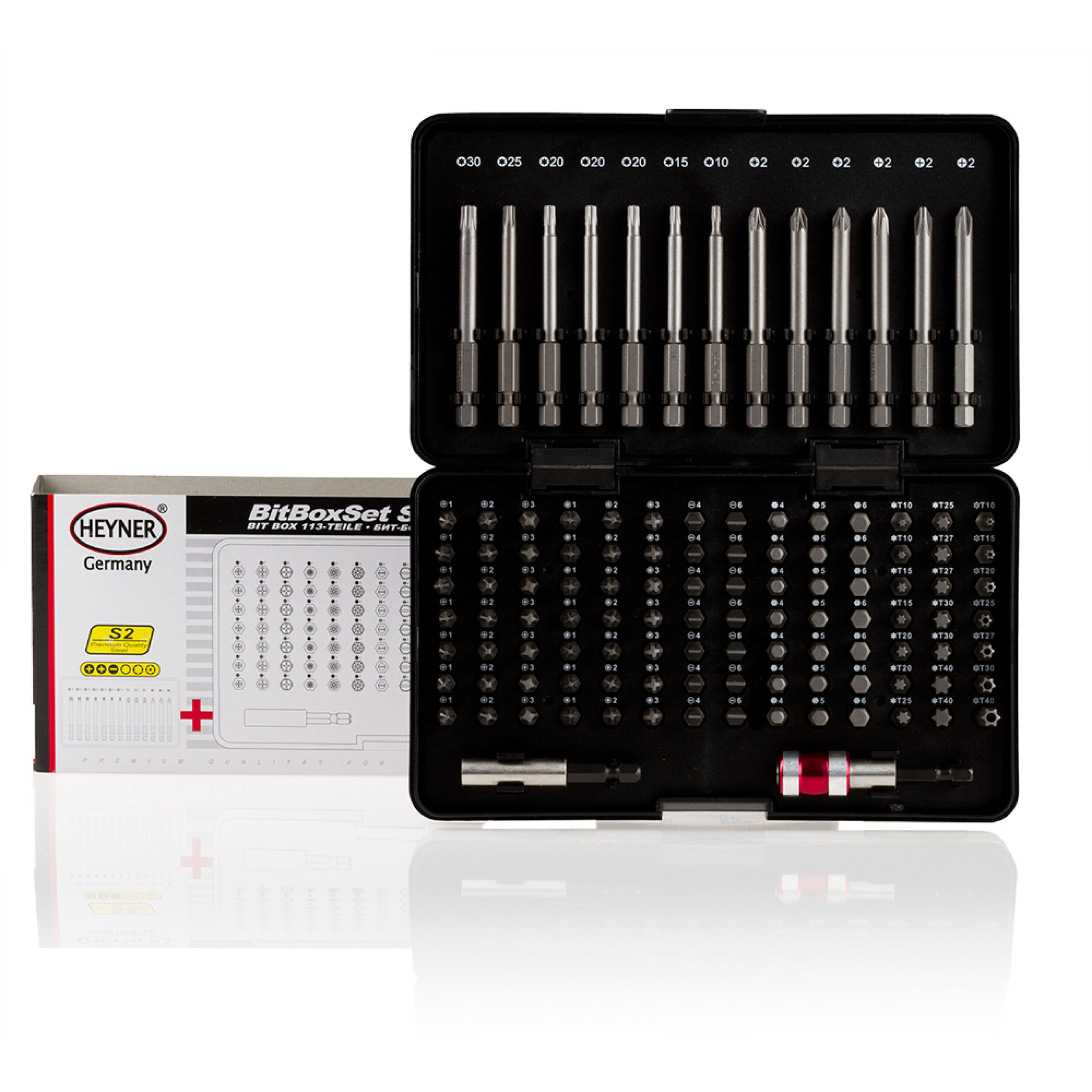 Bit-Box 113-tlg. S2 | HEYNER® Bit Box Set S113 PRO