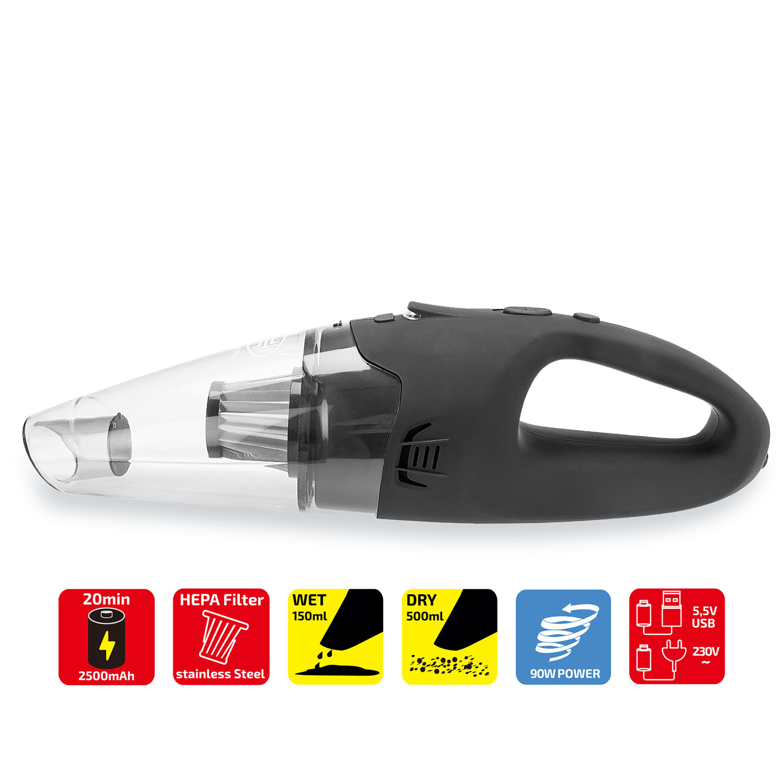 Akku Staubsauger 90W | HEYNER® Akku Power PRO