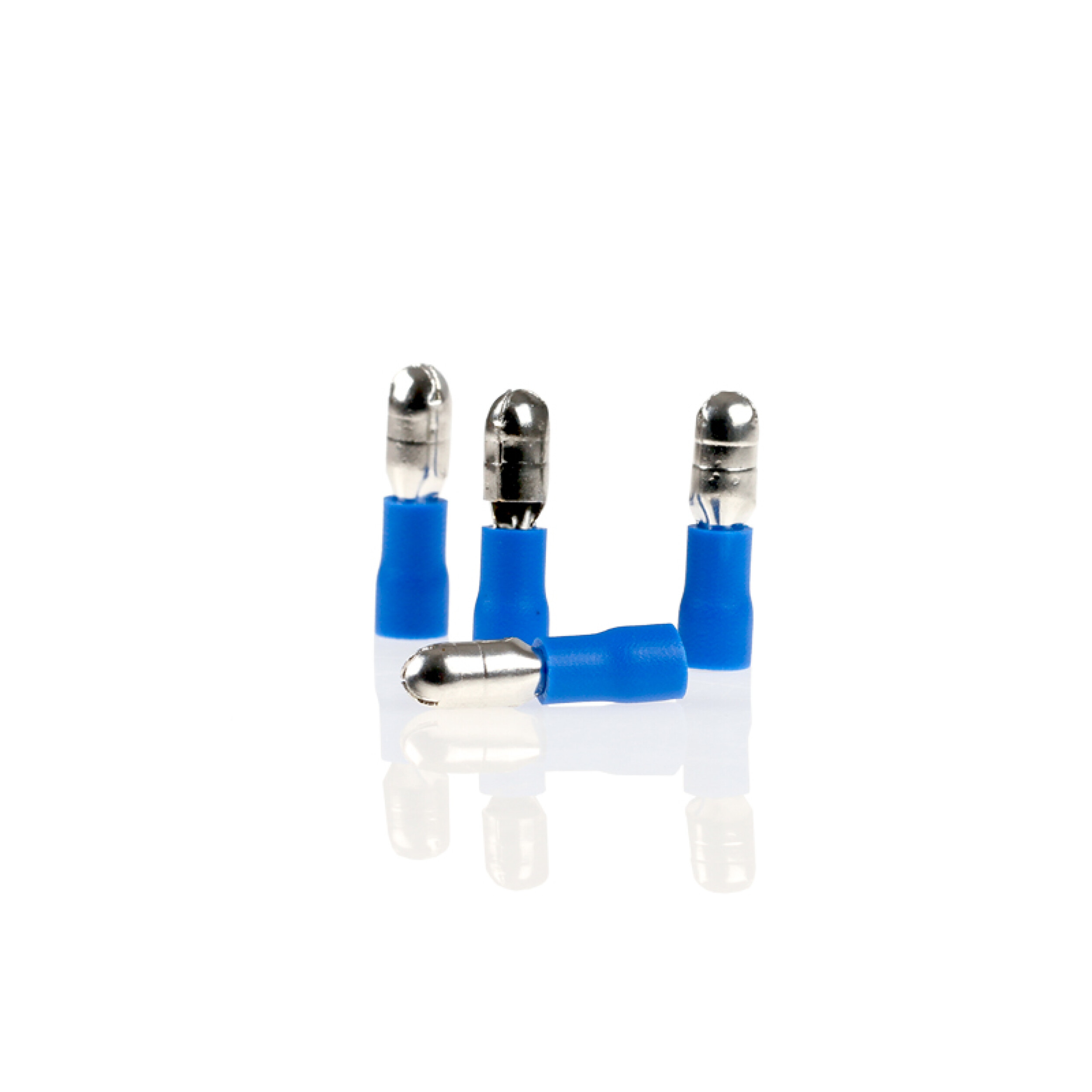 Rundstecker blau 4,0mm 10St. | alca® Cable Connect