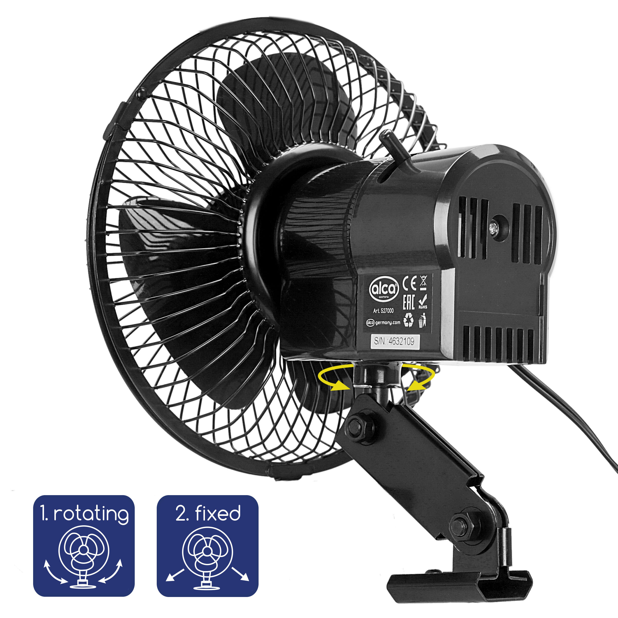 Luxury fan "Truck" 24 V | alca® Ventilator Truck