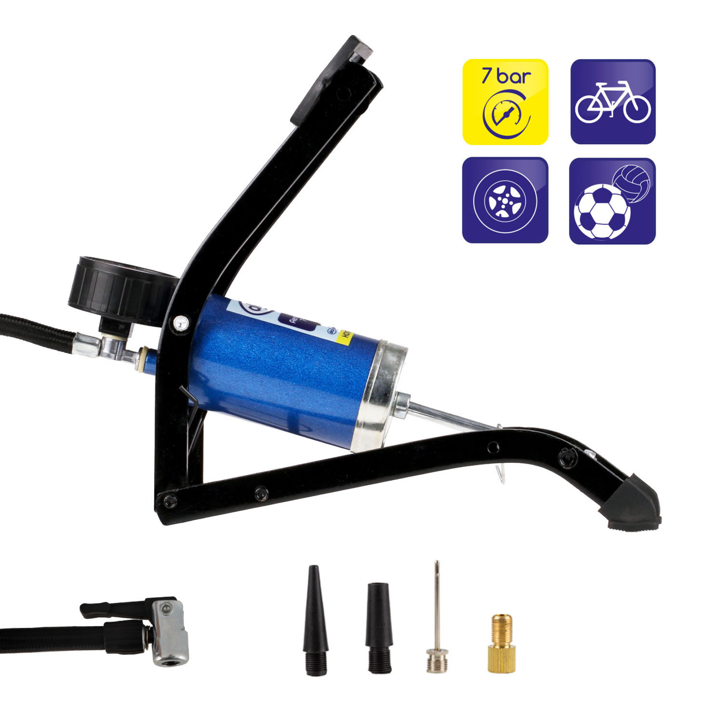 Fuß-Luftpumpe | alca® AeroPump Kompakt