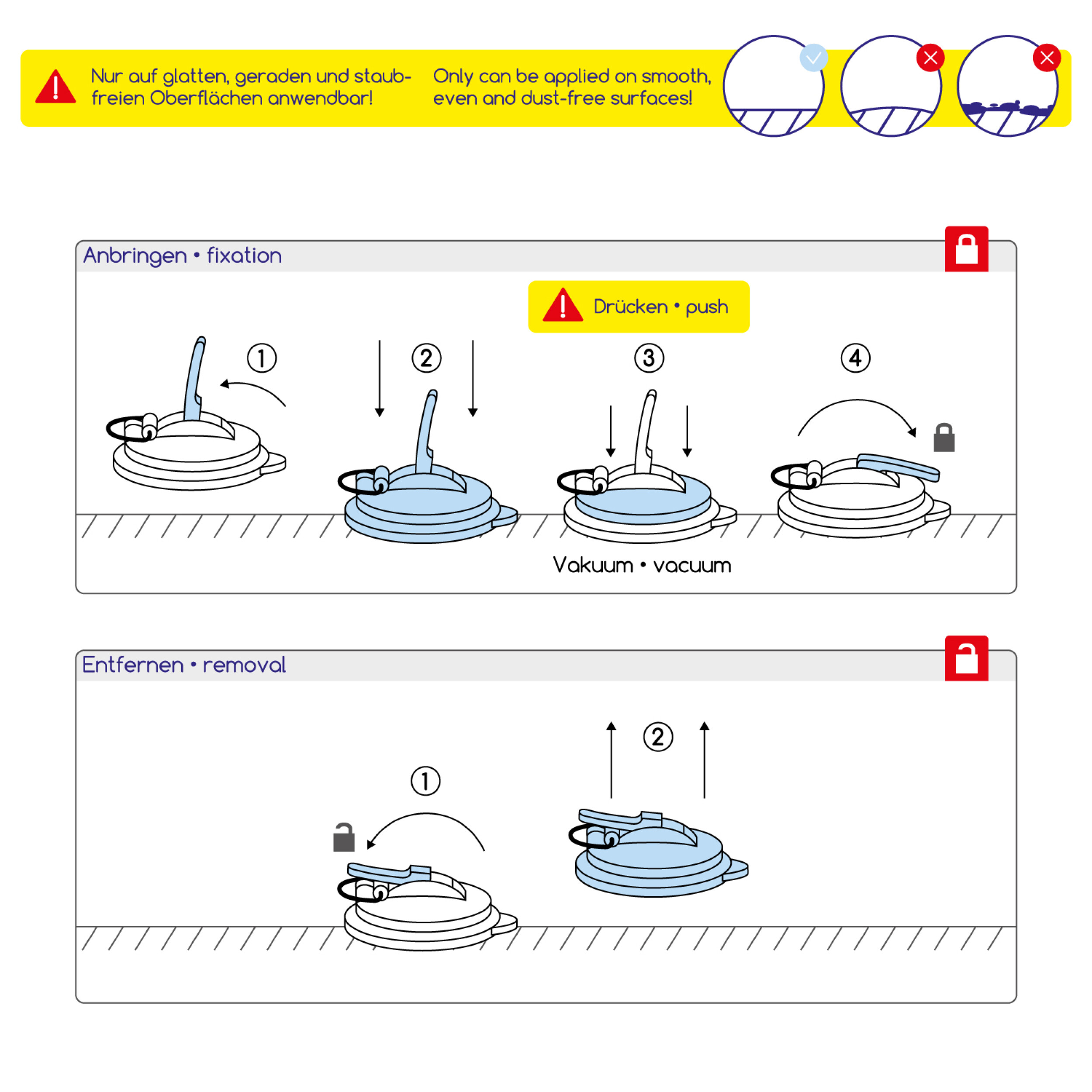 Suction cup attachment with hook | alca® SUCTION CUP