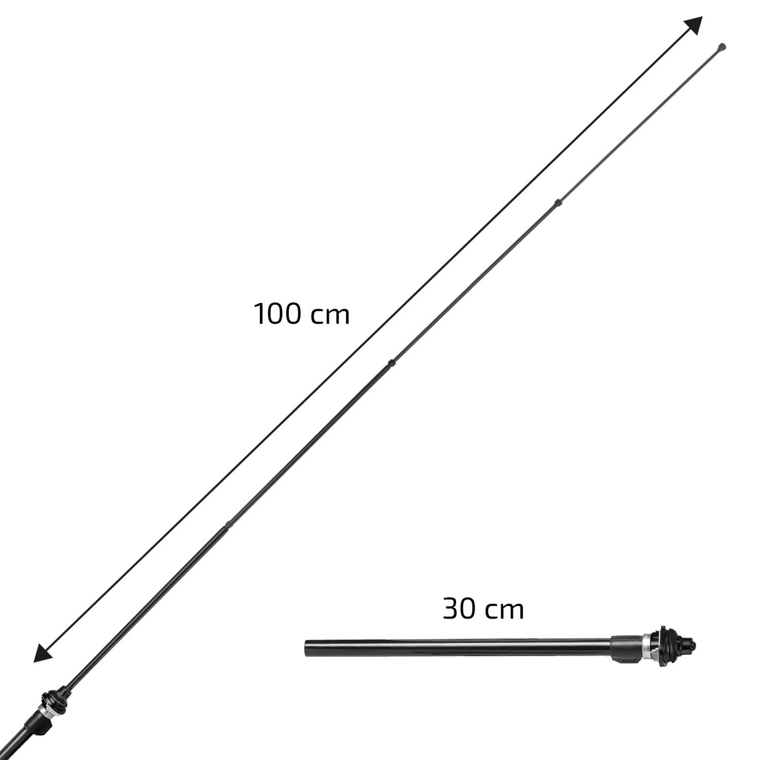 Auto-Antenne 12 V | HEYNER® Aerial Teleskop PRO