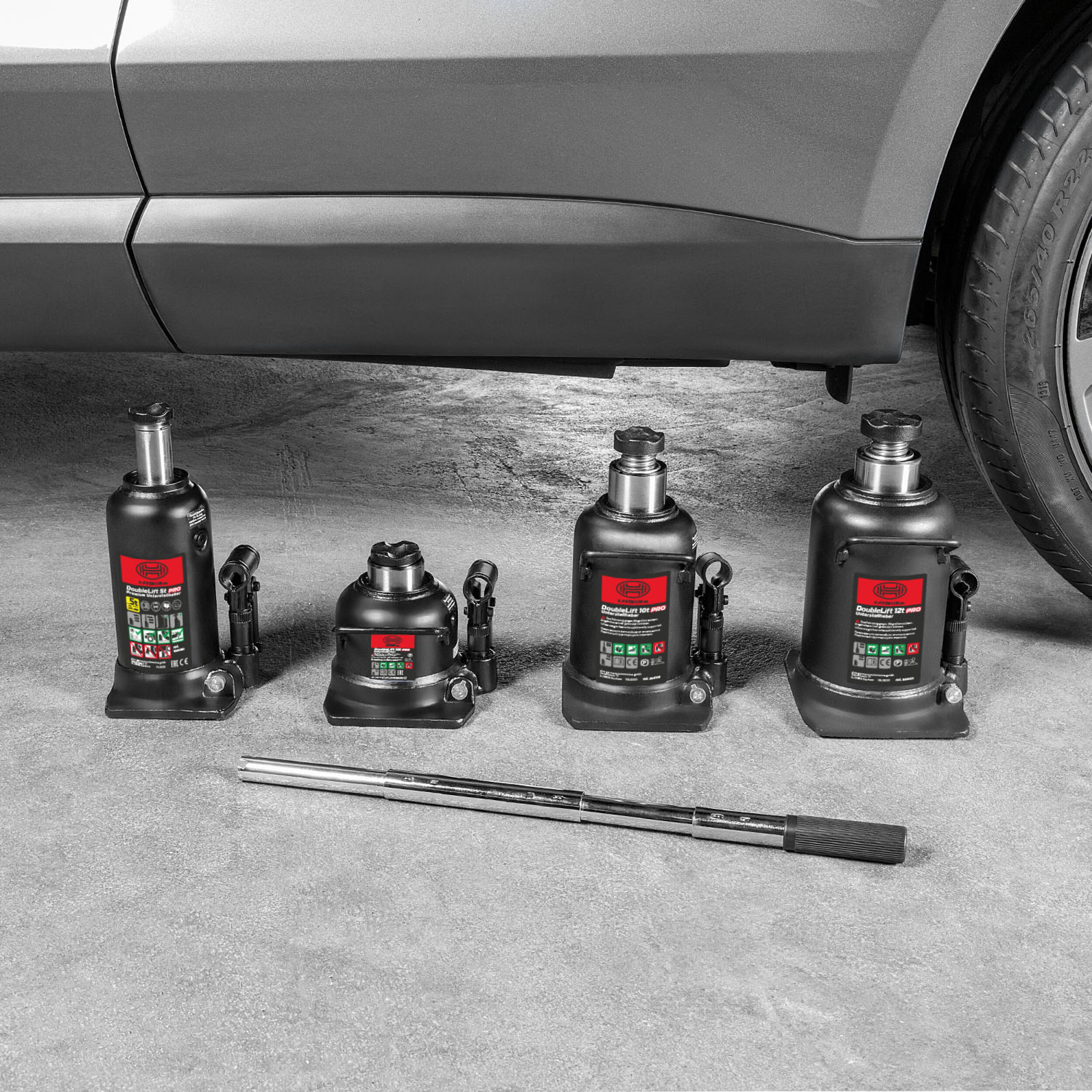 Hydraulischer Stempelwagenheber | HEYNER® DoubleLift 5t PRO