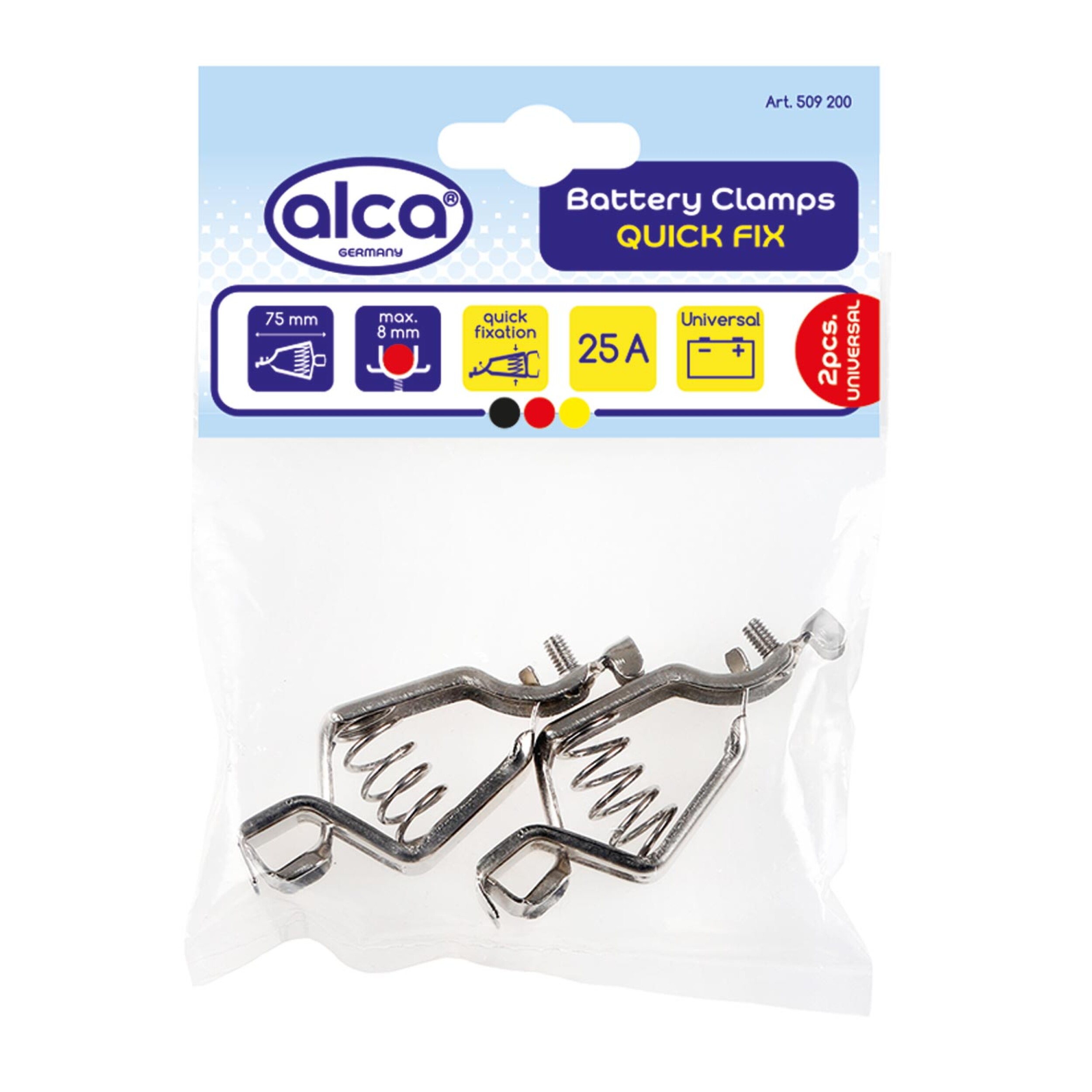 Batterie-Klemmen 2er-Set 25 A | alca® Battery Clamp