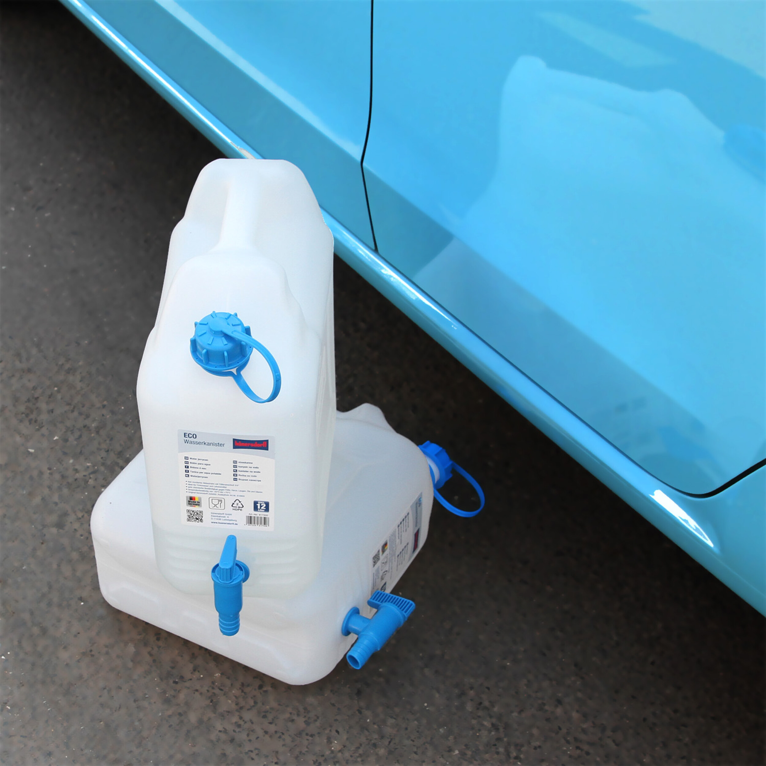 Wasserkanister natur mit Ablasshahn | alca® Water Can 12 L