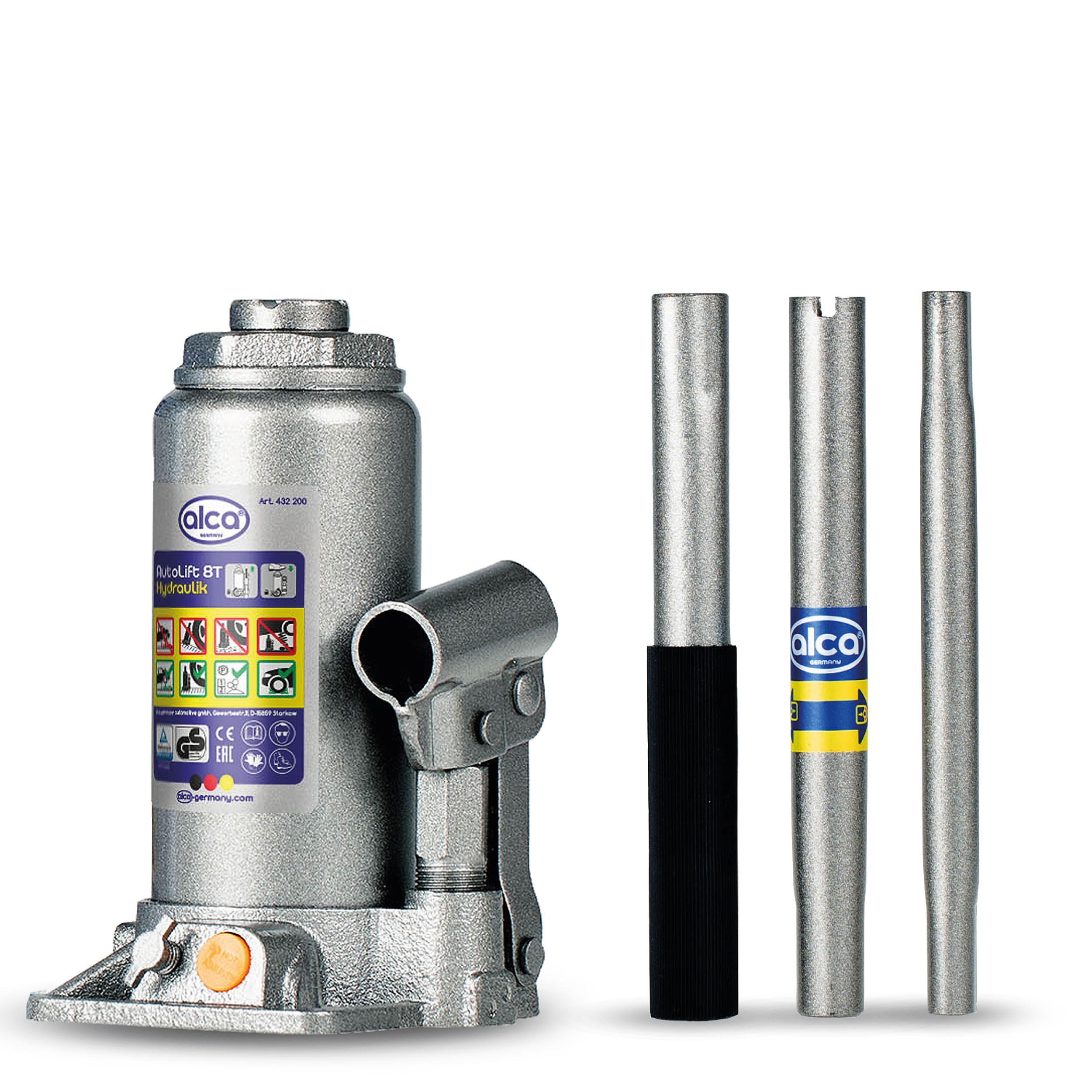 Hydraulischer Unterstellheber | alca® Auto Lift Hydraulik 8t