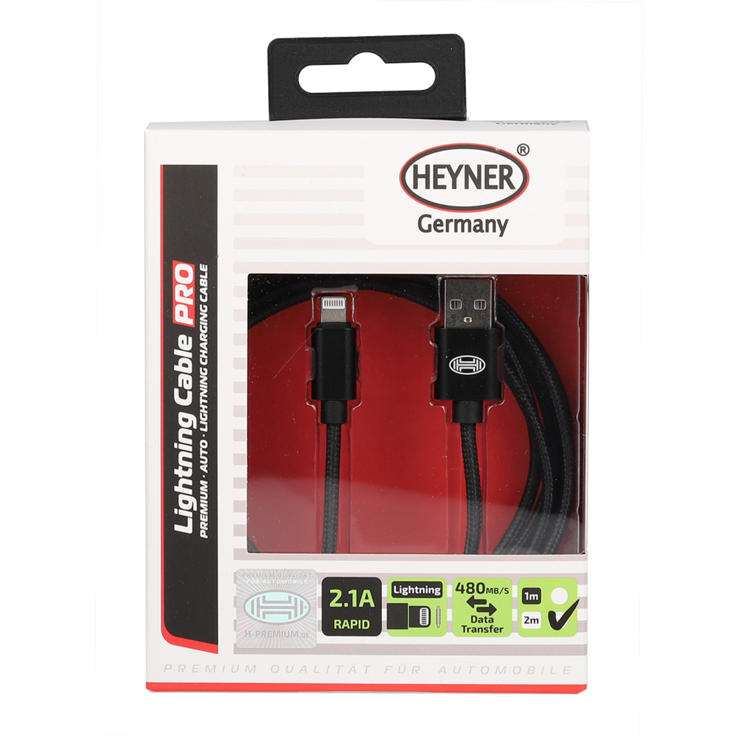 Apple Ladekabel (2 m) | HEYNER® Lightning USB Cable PRO