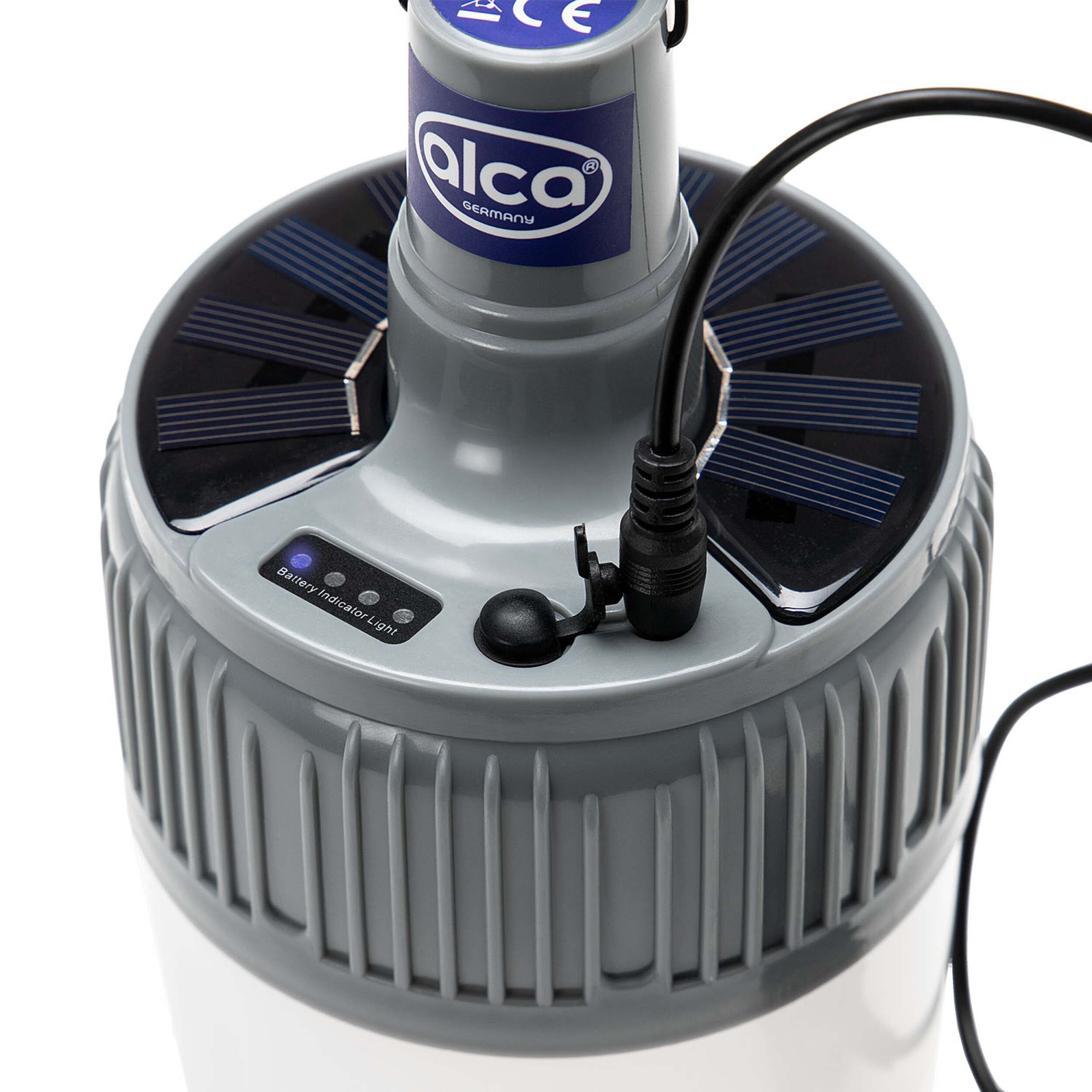 Wiederaufladbare Solarlaterne mit Fernbedienung | alca® CampingLamp SolarPower