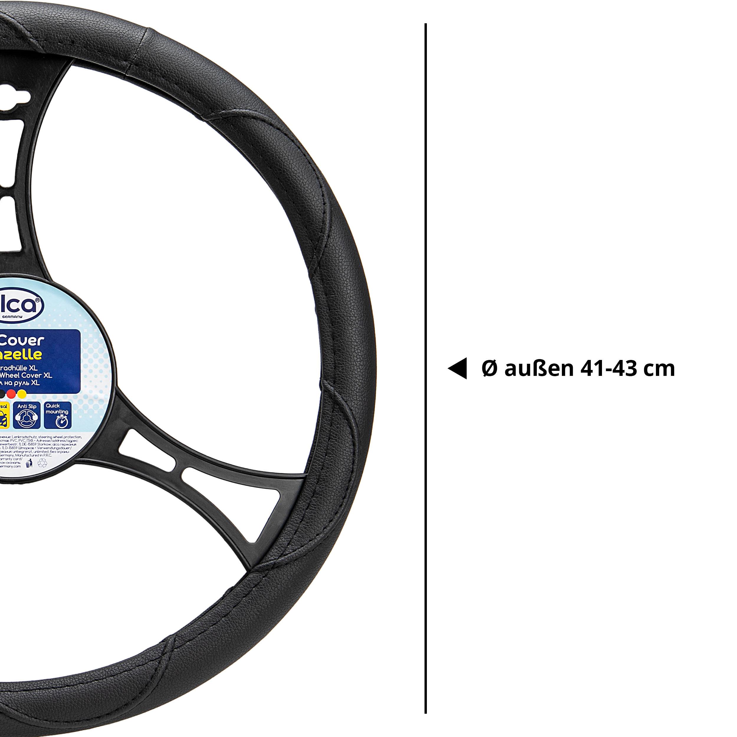 Lenkradhülle XL | alca® O-Cover Gazelle