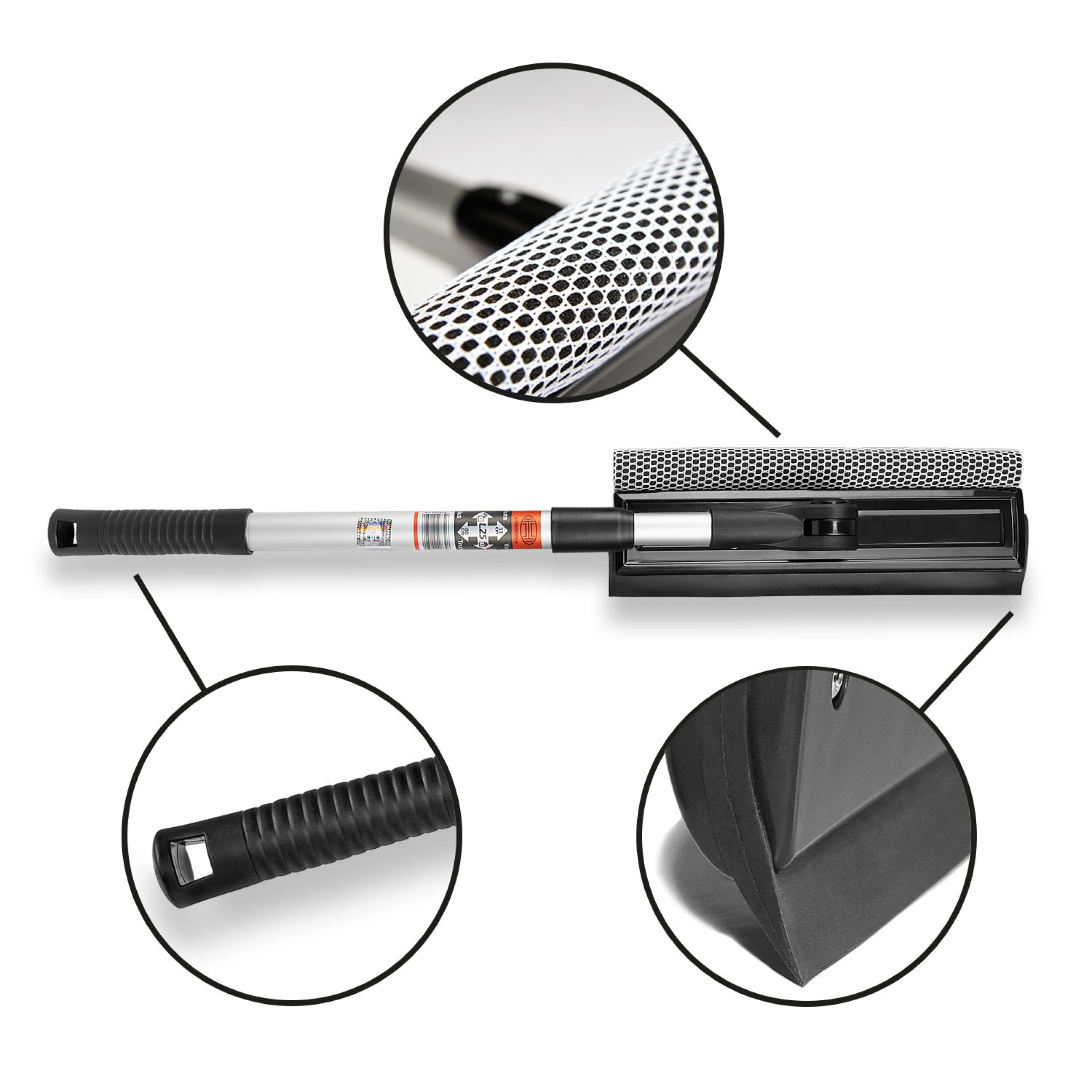 Scheibenreiniger Alu faltbar & Teleskop | HEYNER® Super Cleaner L25 PRO