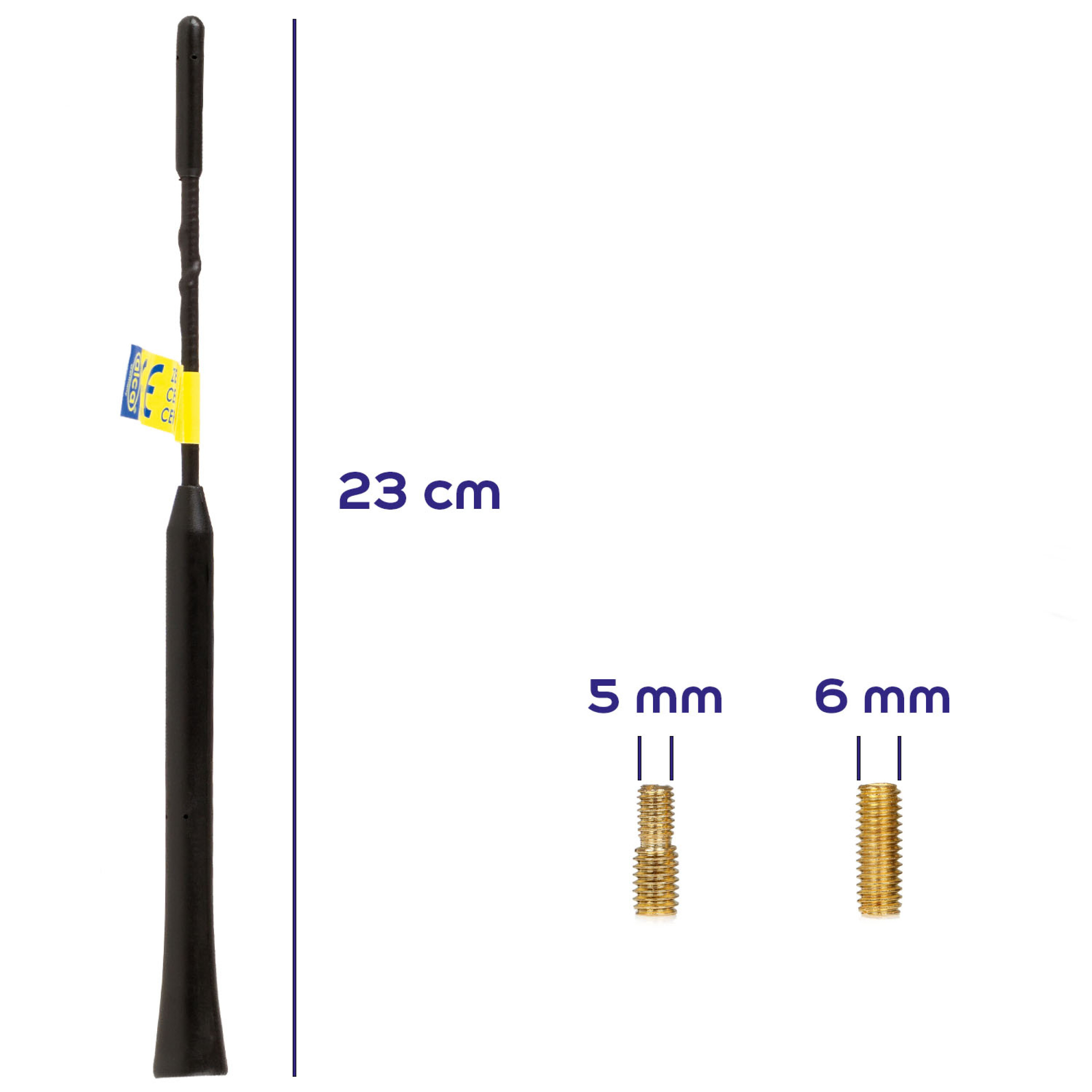 Universal Antennen-Ersatzstab S 23 cm | alca® Antenne Replacement S