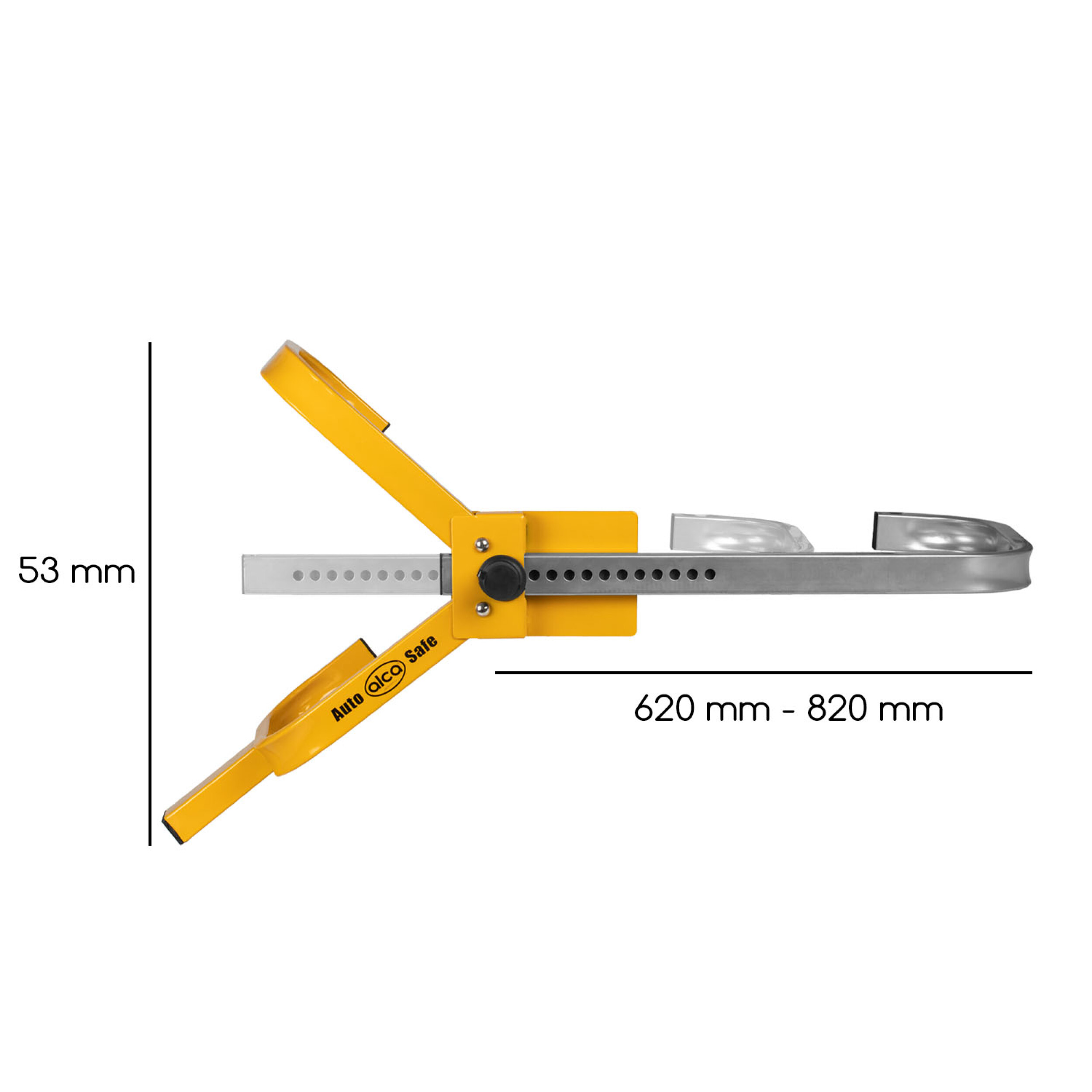 Radkralle ausziehbar | alca® AutoSafe Power Block "Tresor"