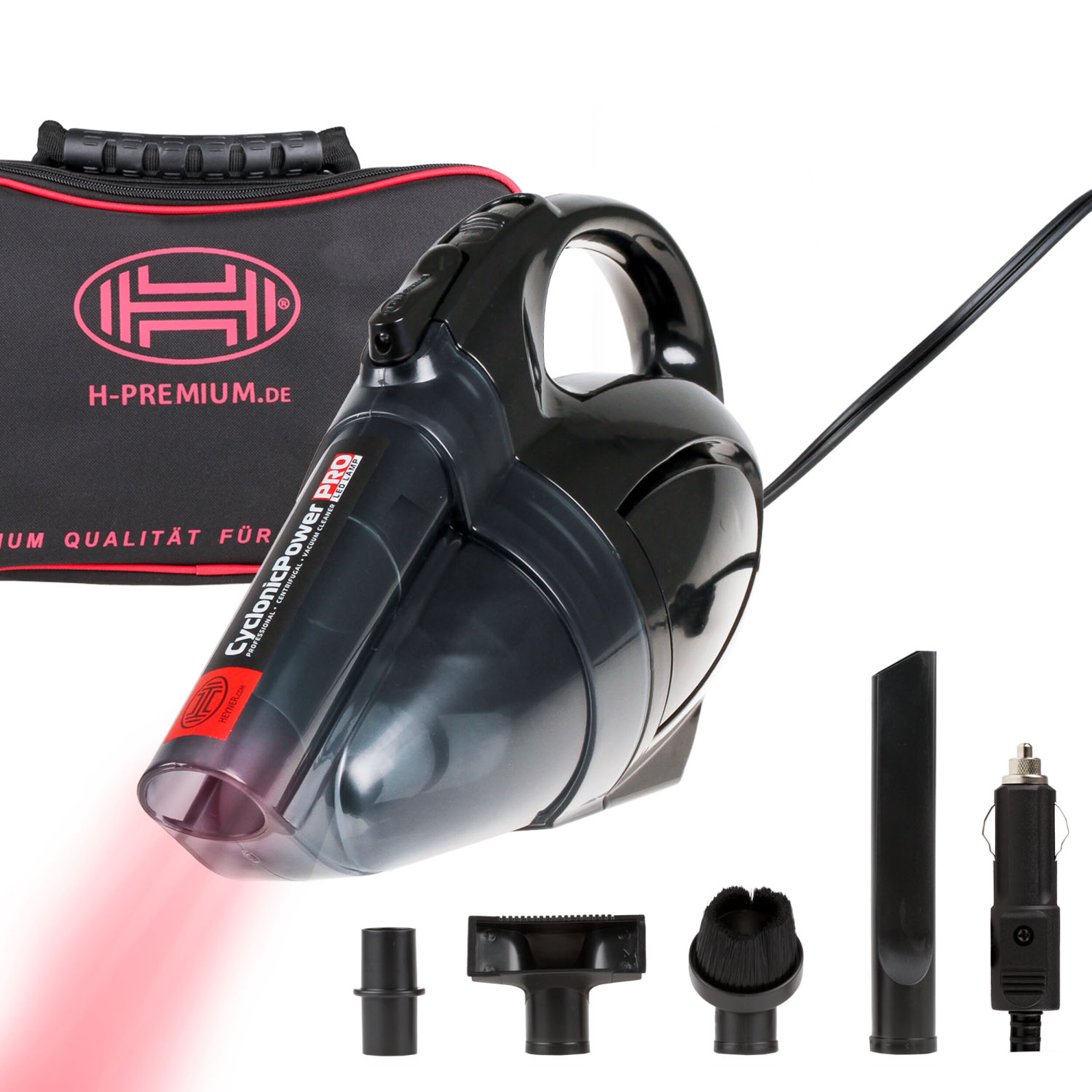 Centrifugal vacuum cleaner 12V 138W | HEYNER® CyclonicPower PRO