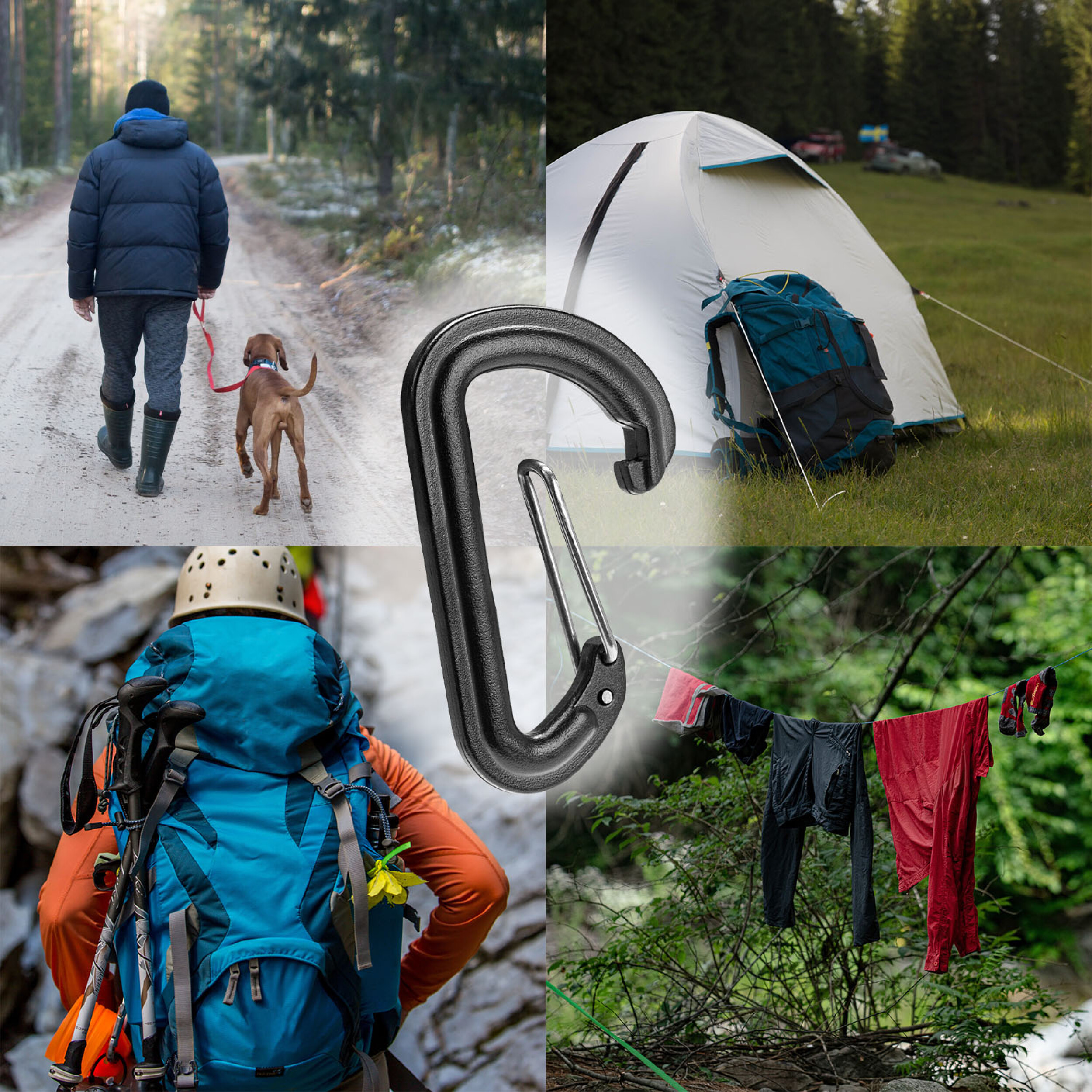 Karabinerhaken Set | alca® Multi Carabiner S