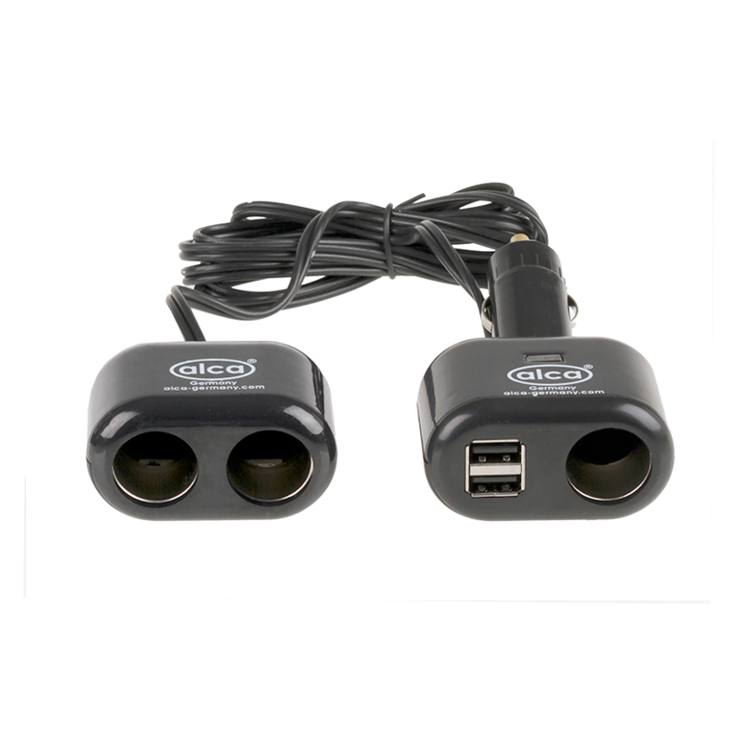 Multistecker | alca® Auto Stecker 2USB + 3 12V