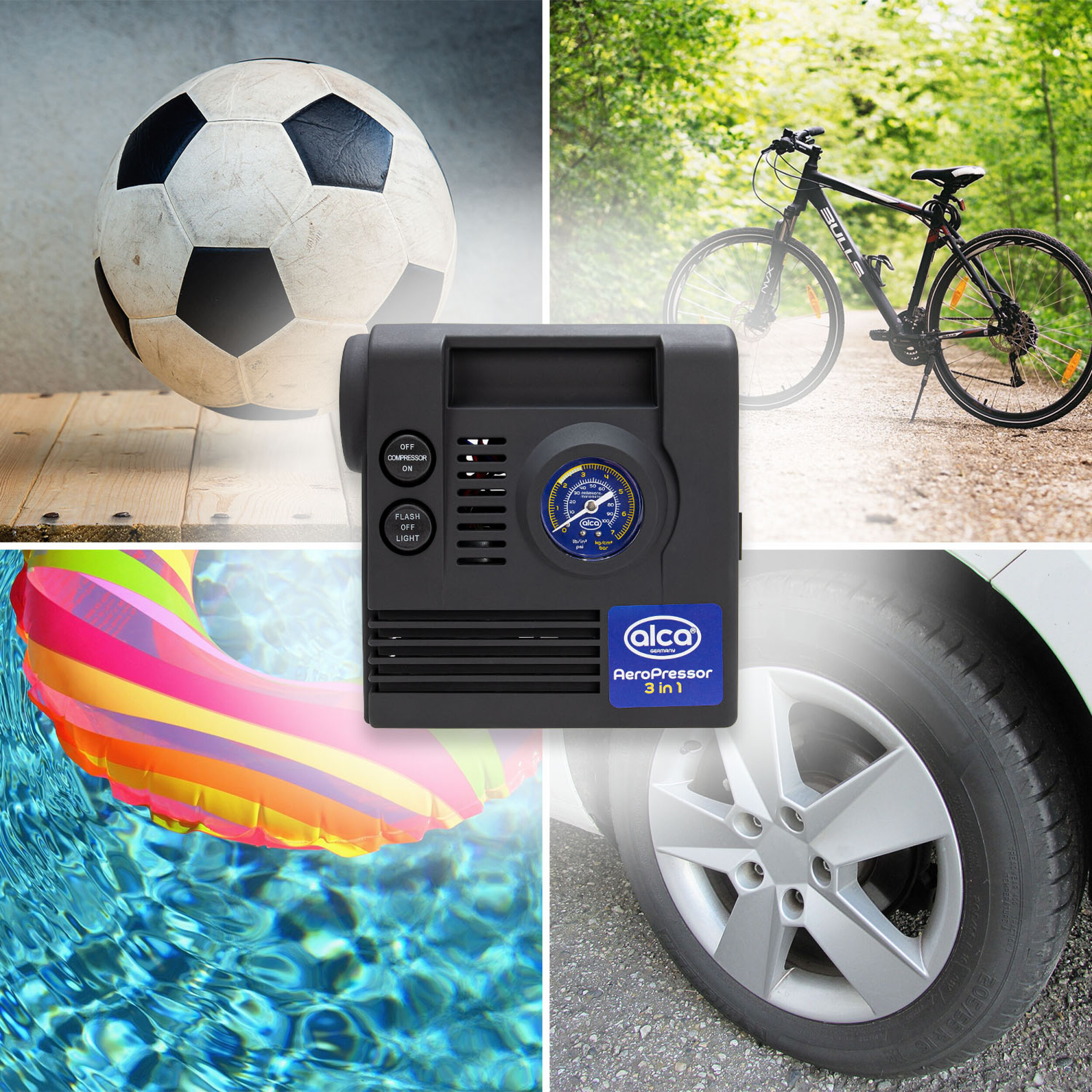Kompressor 12 V | alca® AeroPressor 3in1