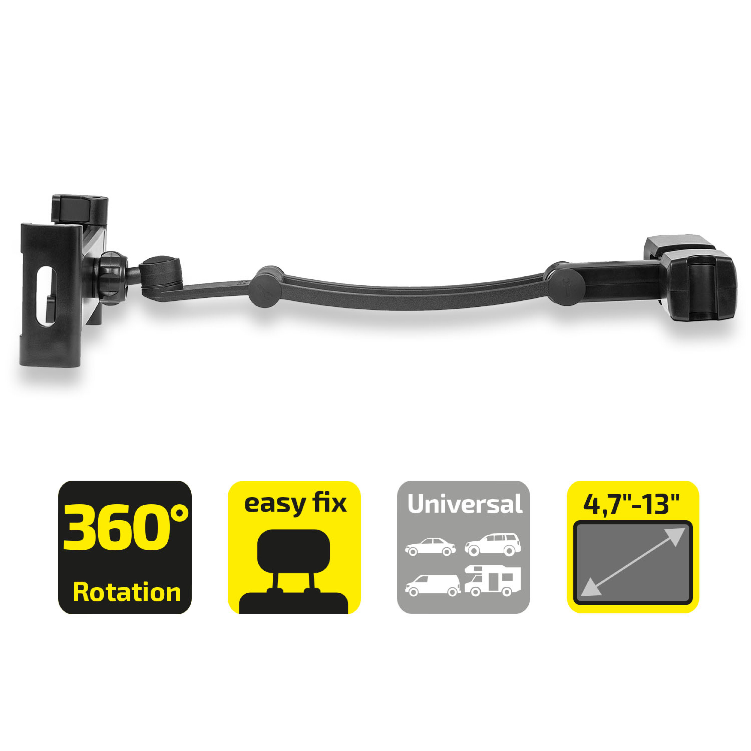 Premium Tablethalter flexibel | HEYNER® TabletRack Flex