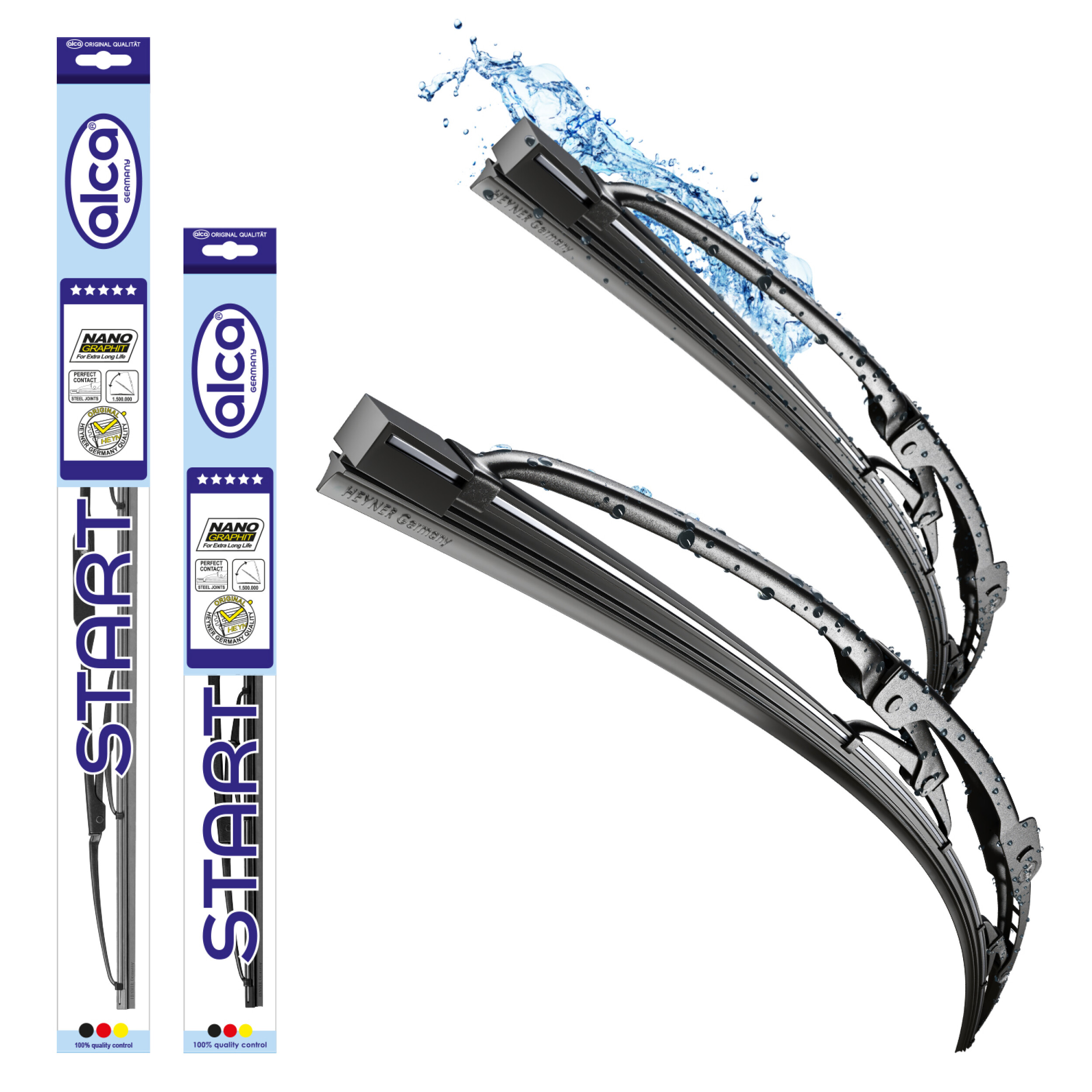 alca® START Scheibenwischer Set für ABARTH 124 Spider 03.2016 - 12.2020