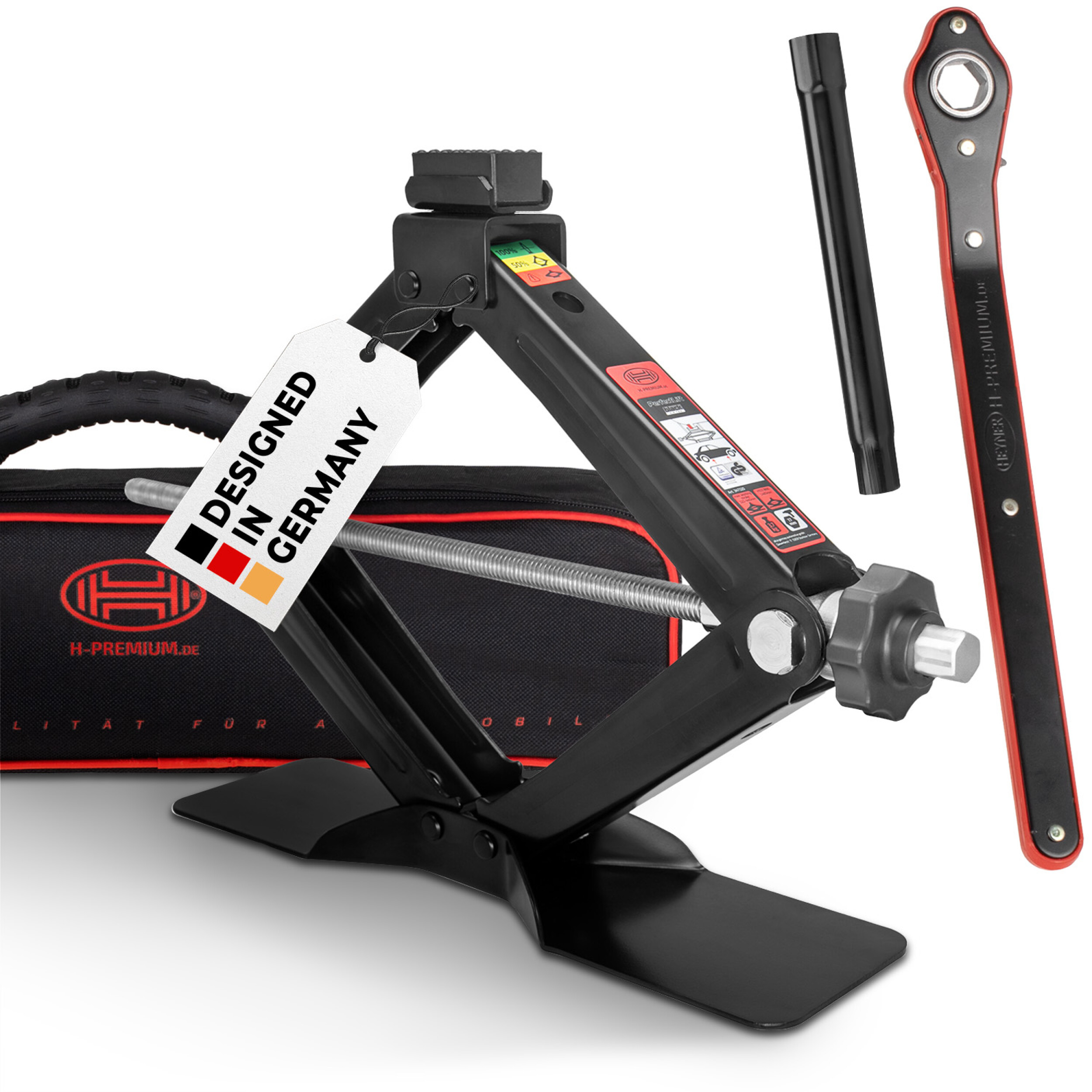 Scherenwagenheber SUV 2t für BMW "Black Edition" | HEYNER® PerfectLift L PRO