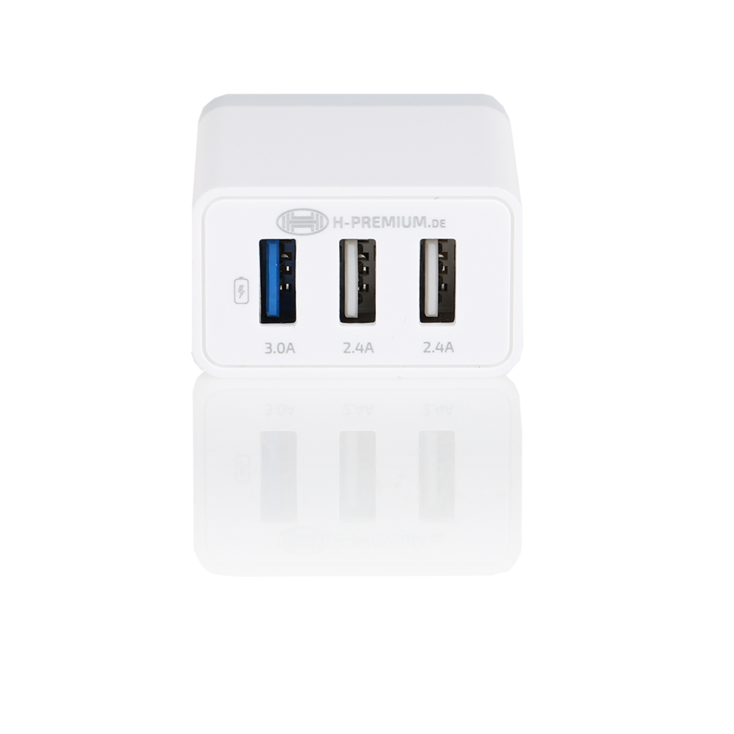 Ladegerät USB 3.0 230V-Stecker 3 Port | HEYNER® Quick USB Charger PRO
