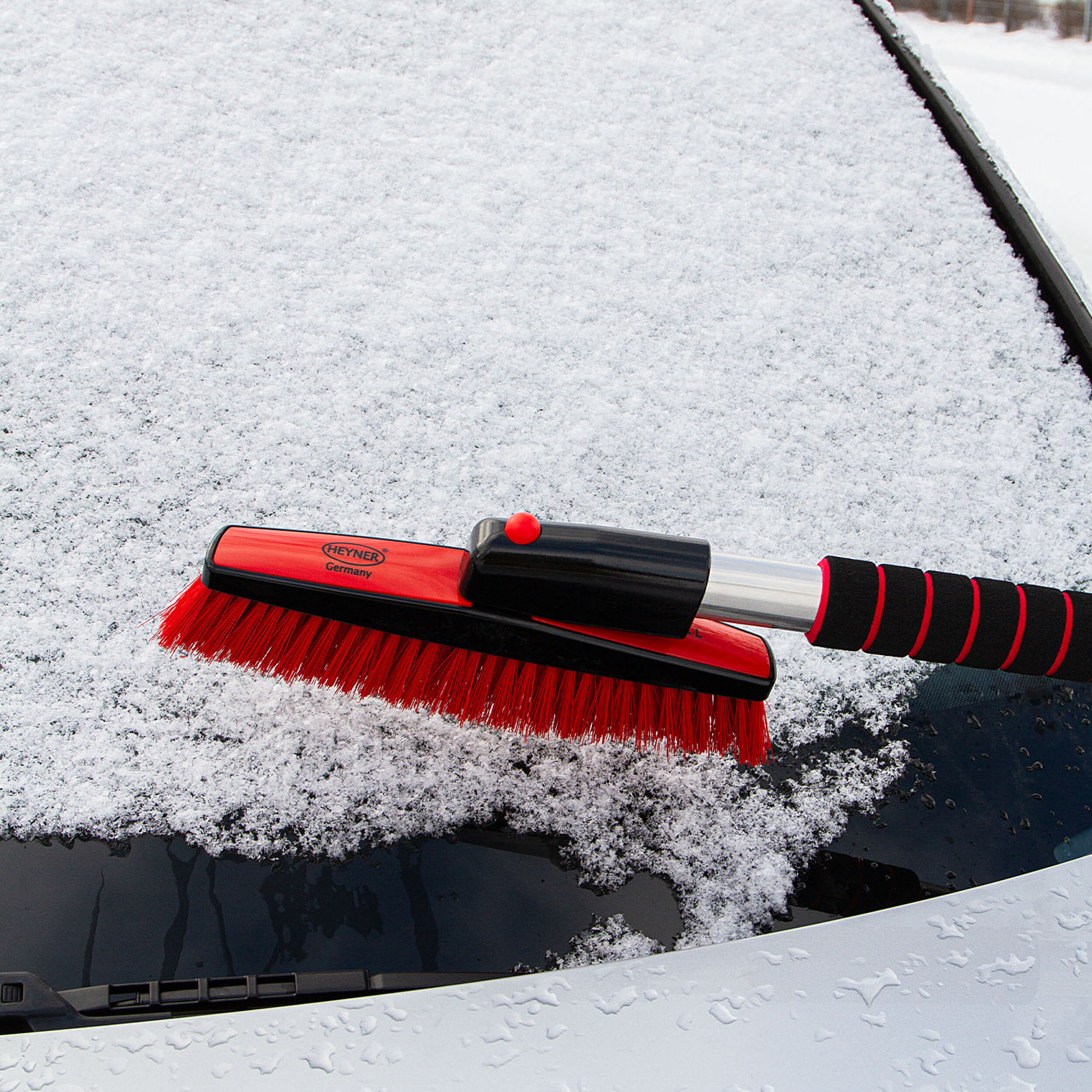 Teleskop-Schneebesen, Eiskratzer & Eisbrecher (3 in 1) | HEYNER® SnowStar XL PRO