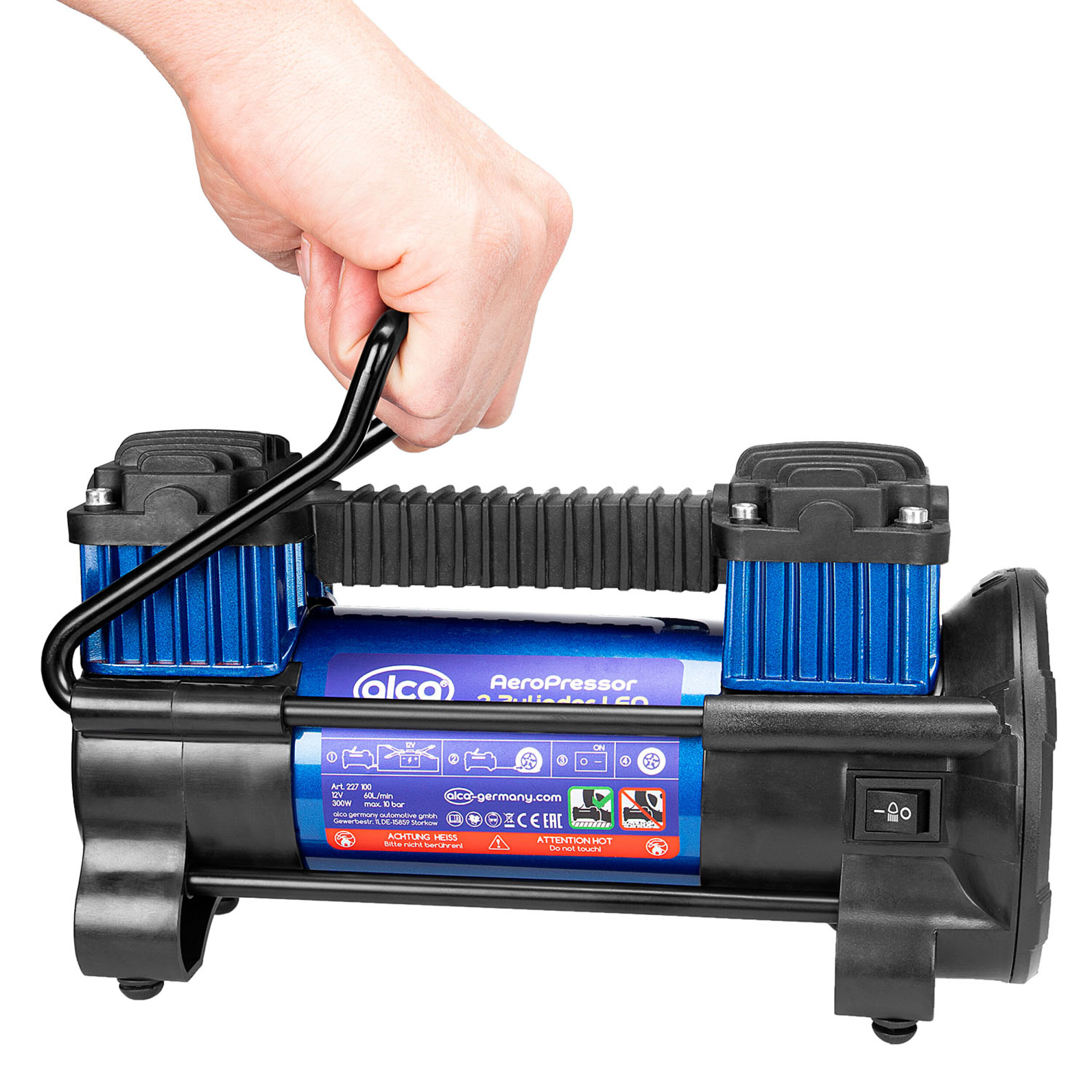 Kraft-Kompressor 12 V | alca® AeroPressor 2 Zylinder