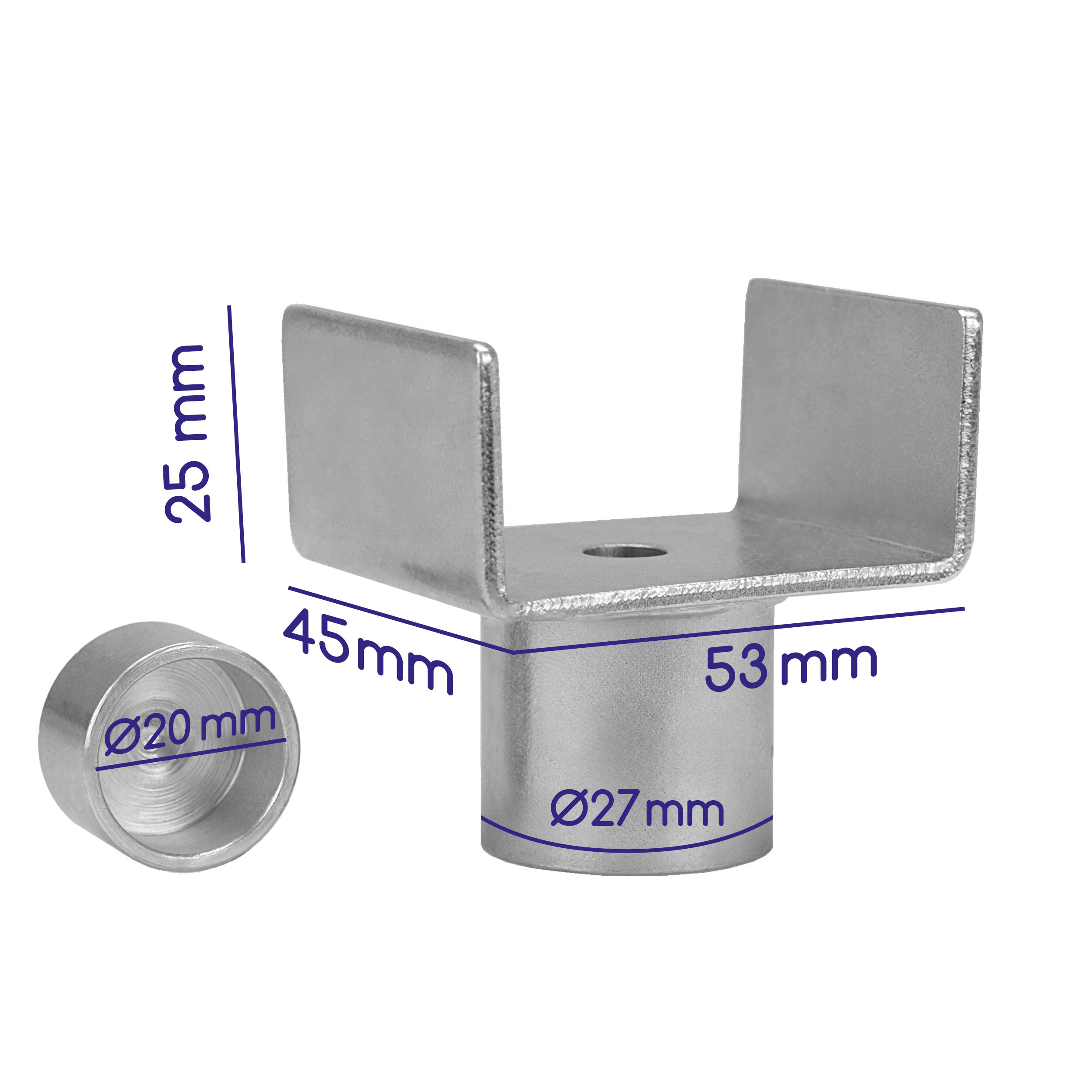 Adapter für Stempelwagenheber | alca® U-Adapter Caravan