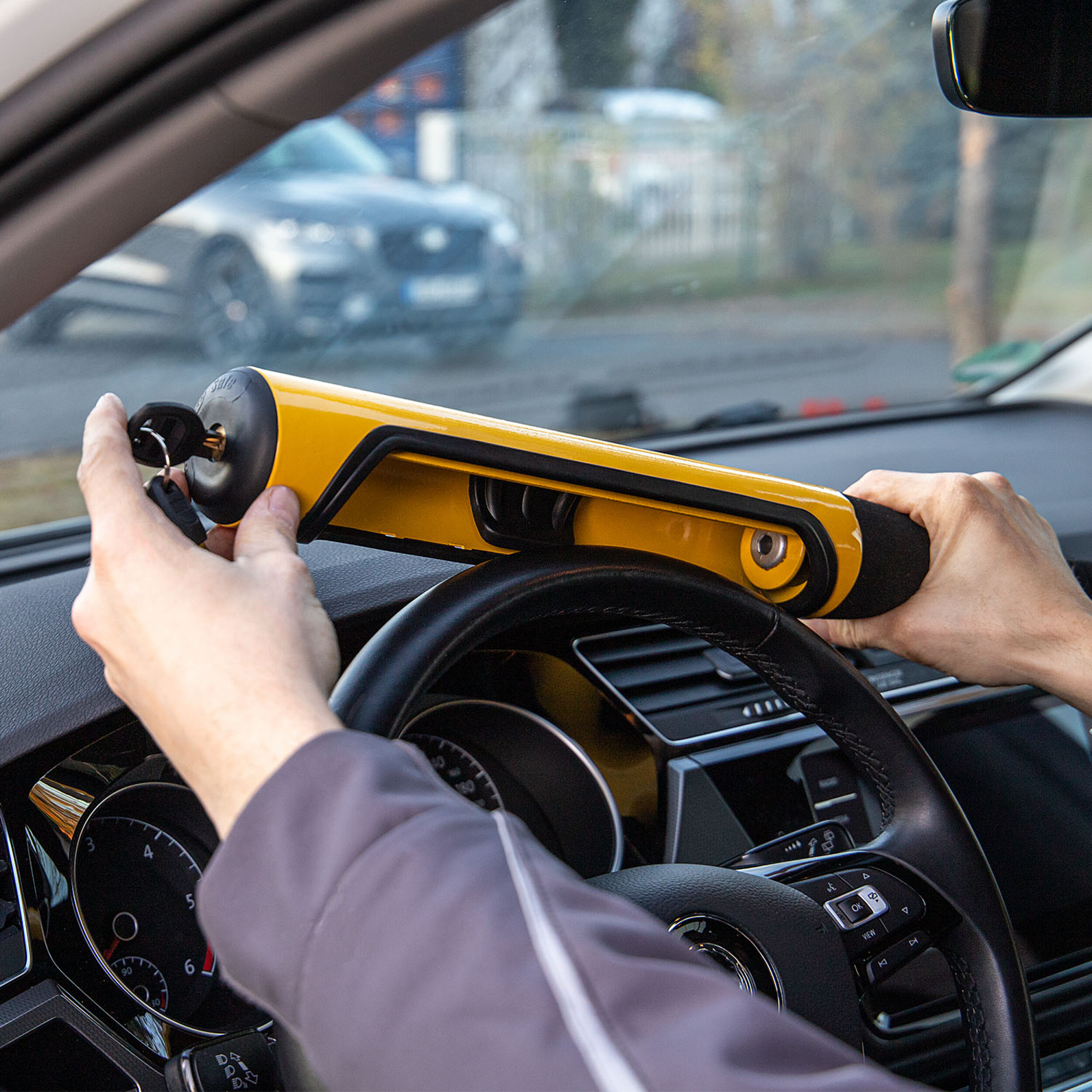 Lenkradsperre Baseball "Heavy" | alca® AutoSafe Drive Blocker