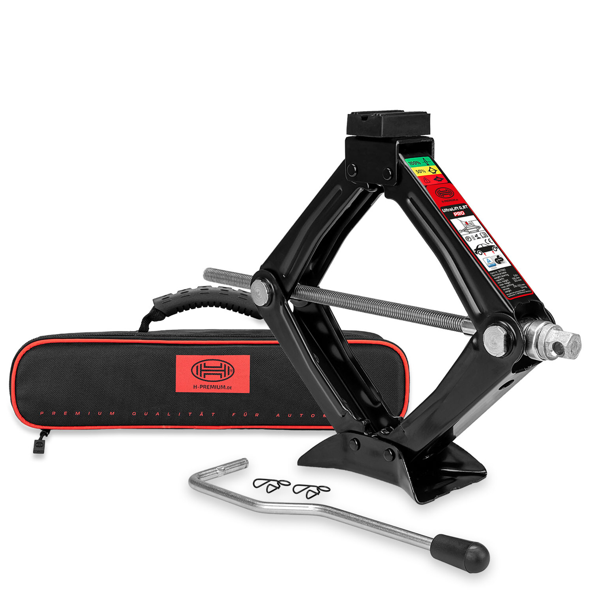 Premium scissor jack 0.8 t | HEYNER® Ultra Lift XS PRO