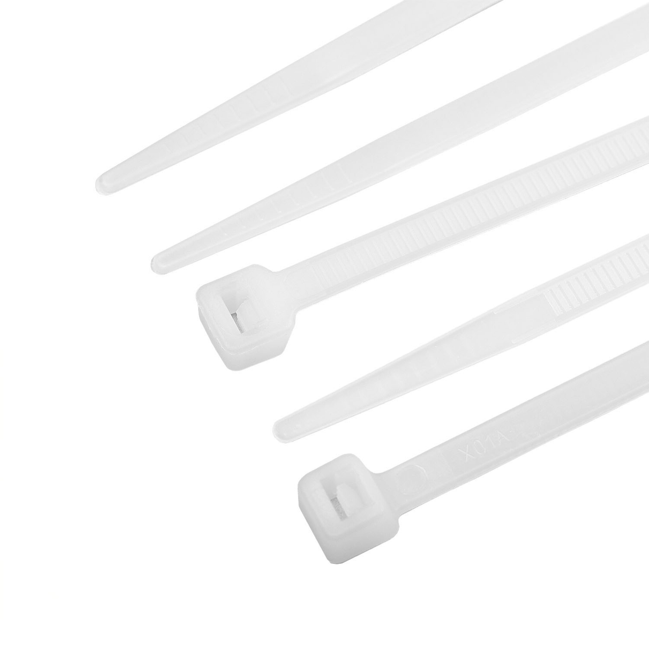 Kabelbinder 50 Stück weiß | alca® Kabel Fix 4,6*450mm