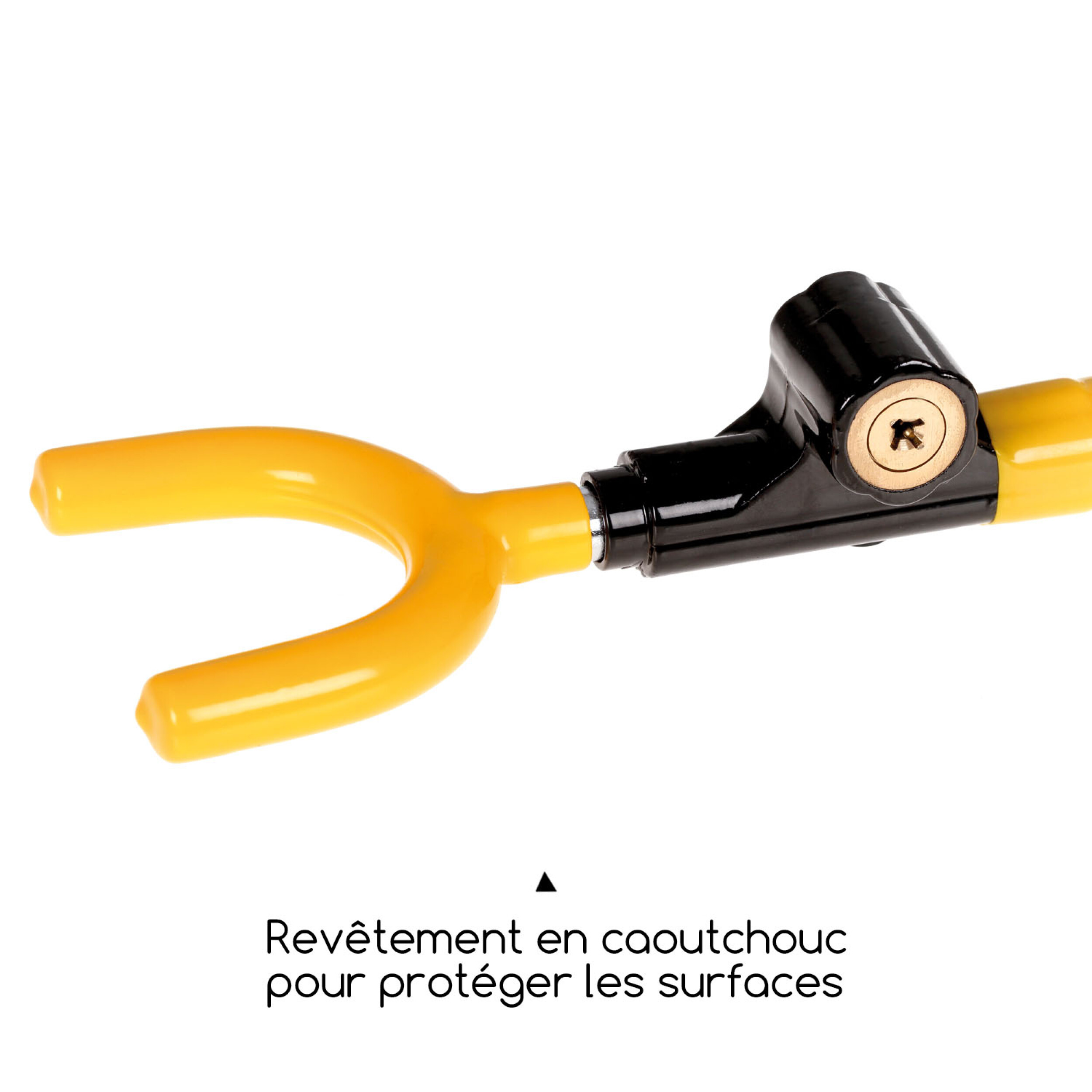 Lenkradsperre mit Schlüssel | alca® AutoSafe Wheel Blocker