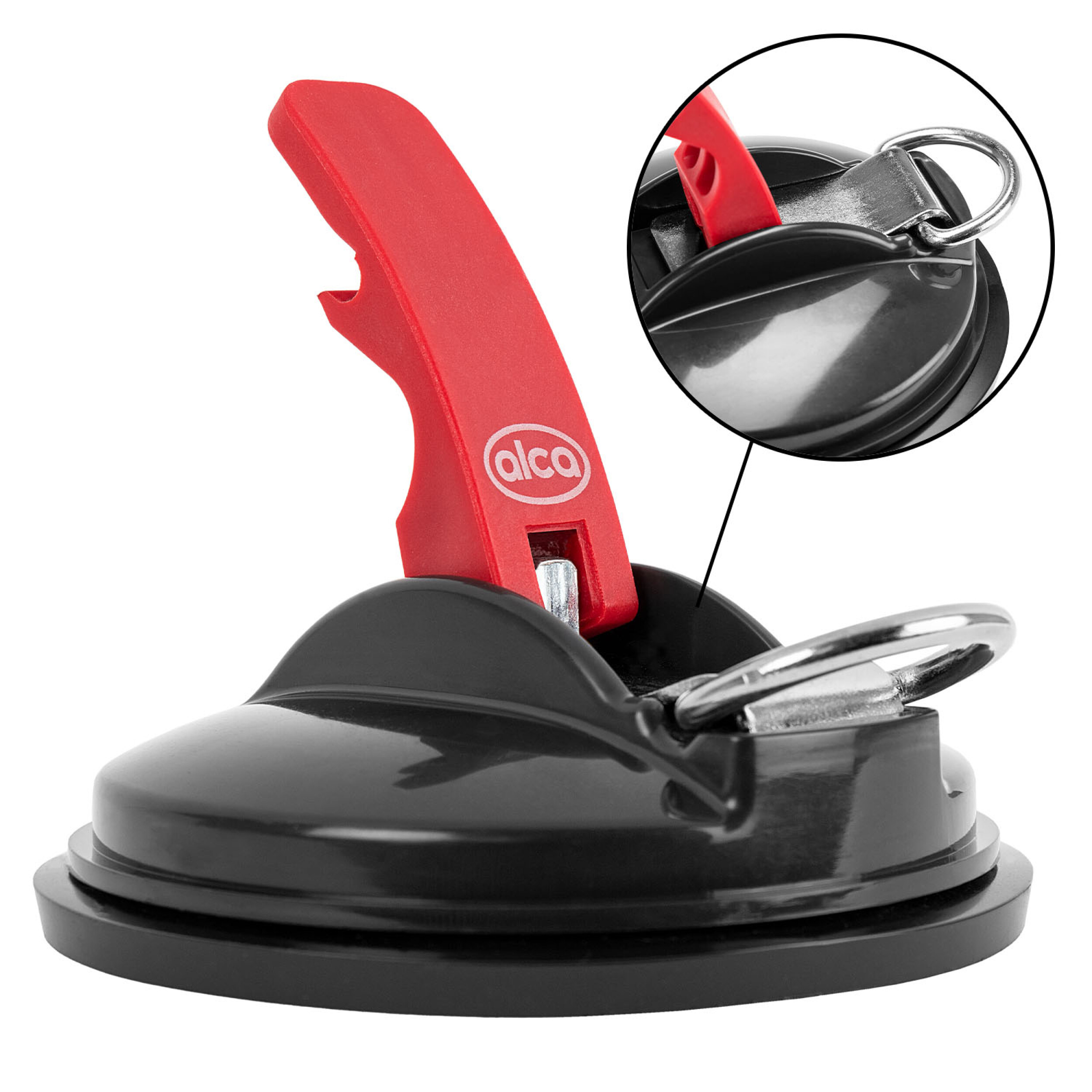Suction cup attachment with hook | alca® SUCTION CUP
