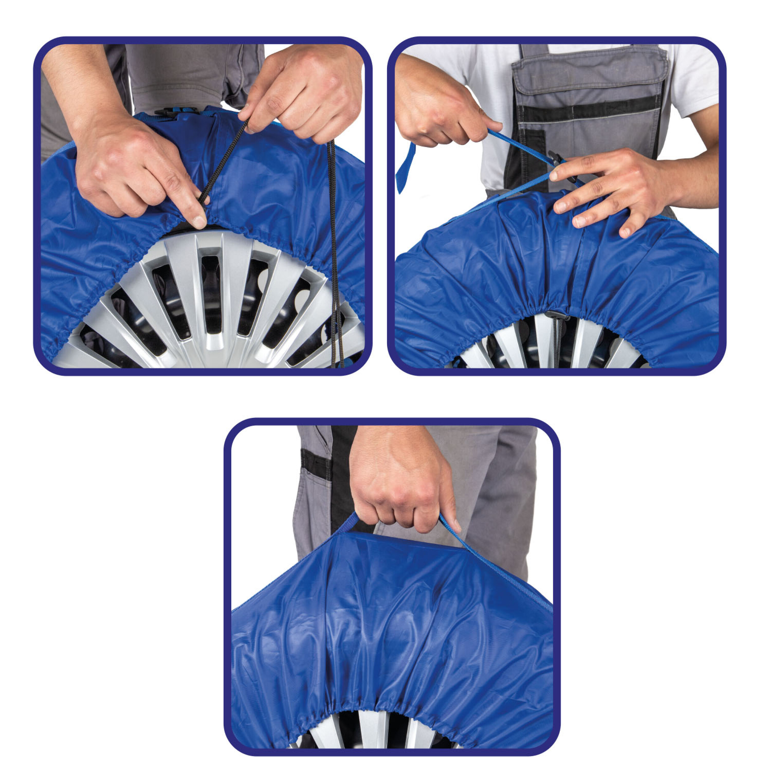 Reifentaschen universal (4er-Set) | alca® WheelCover Universal 13'' - 18''