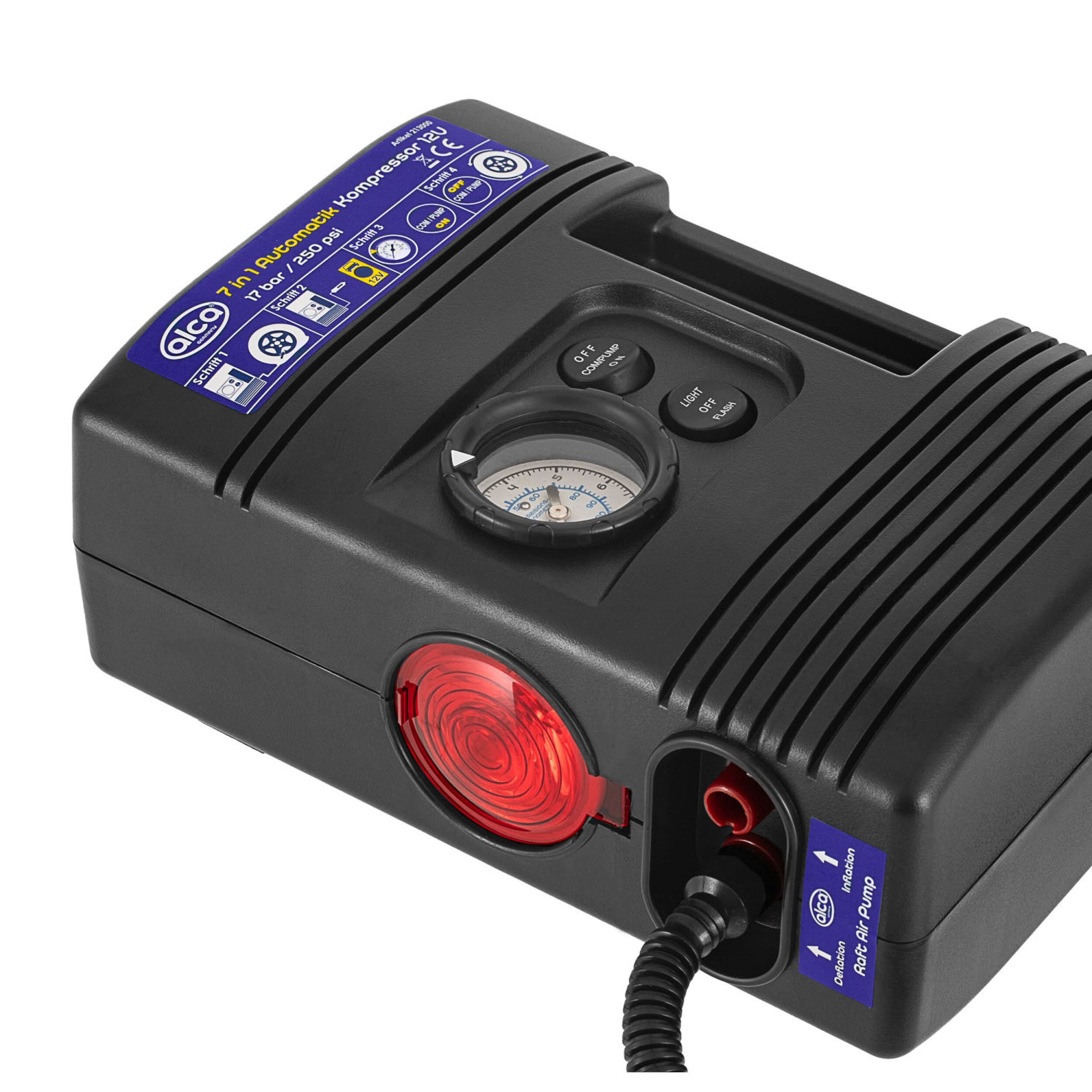 Kompressor 12 V ''7 in 1'' | alca® AeroPressor Automatik