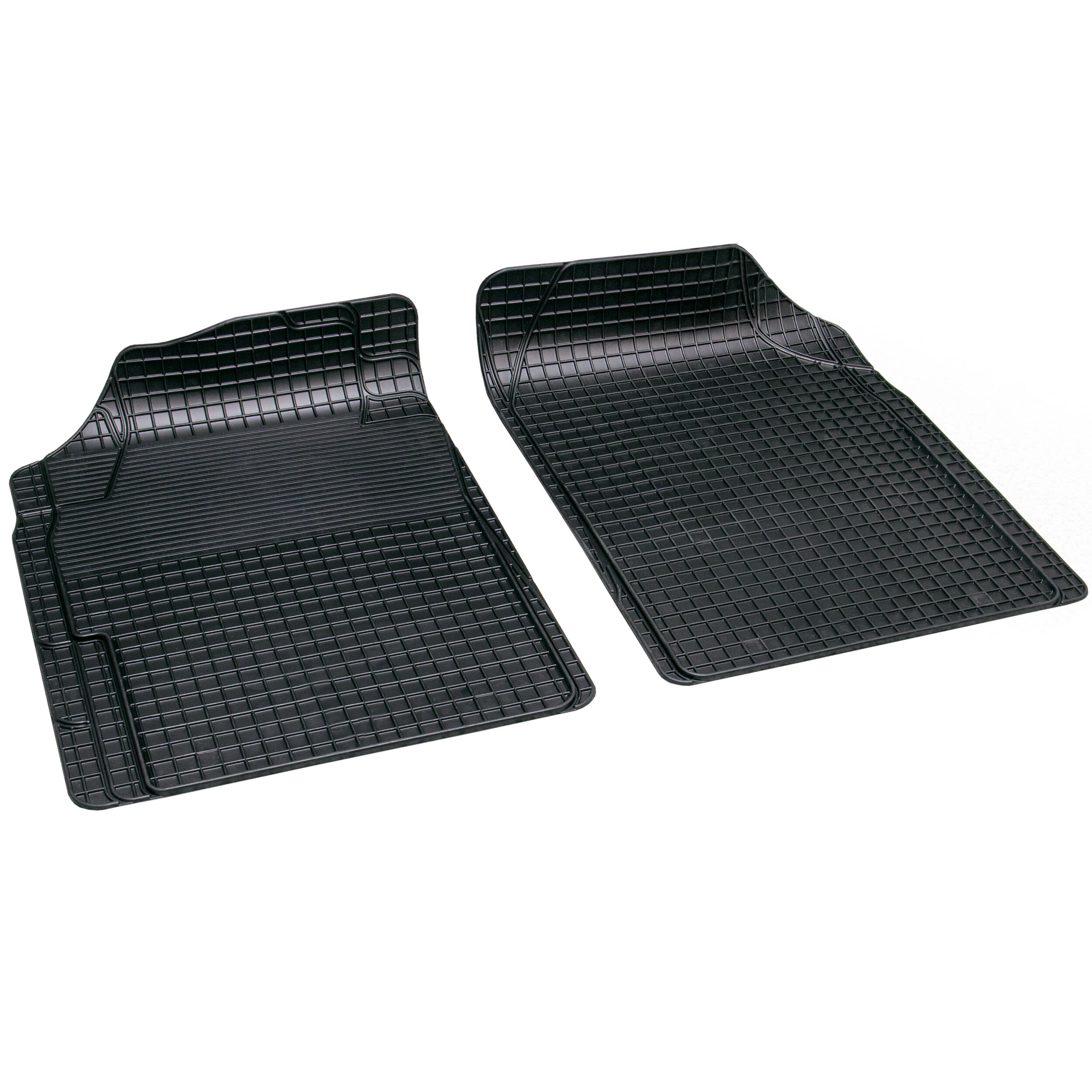 Gummi-Fußmatten zuschneidbar | alca® CarProtect Driver+Passenger