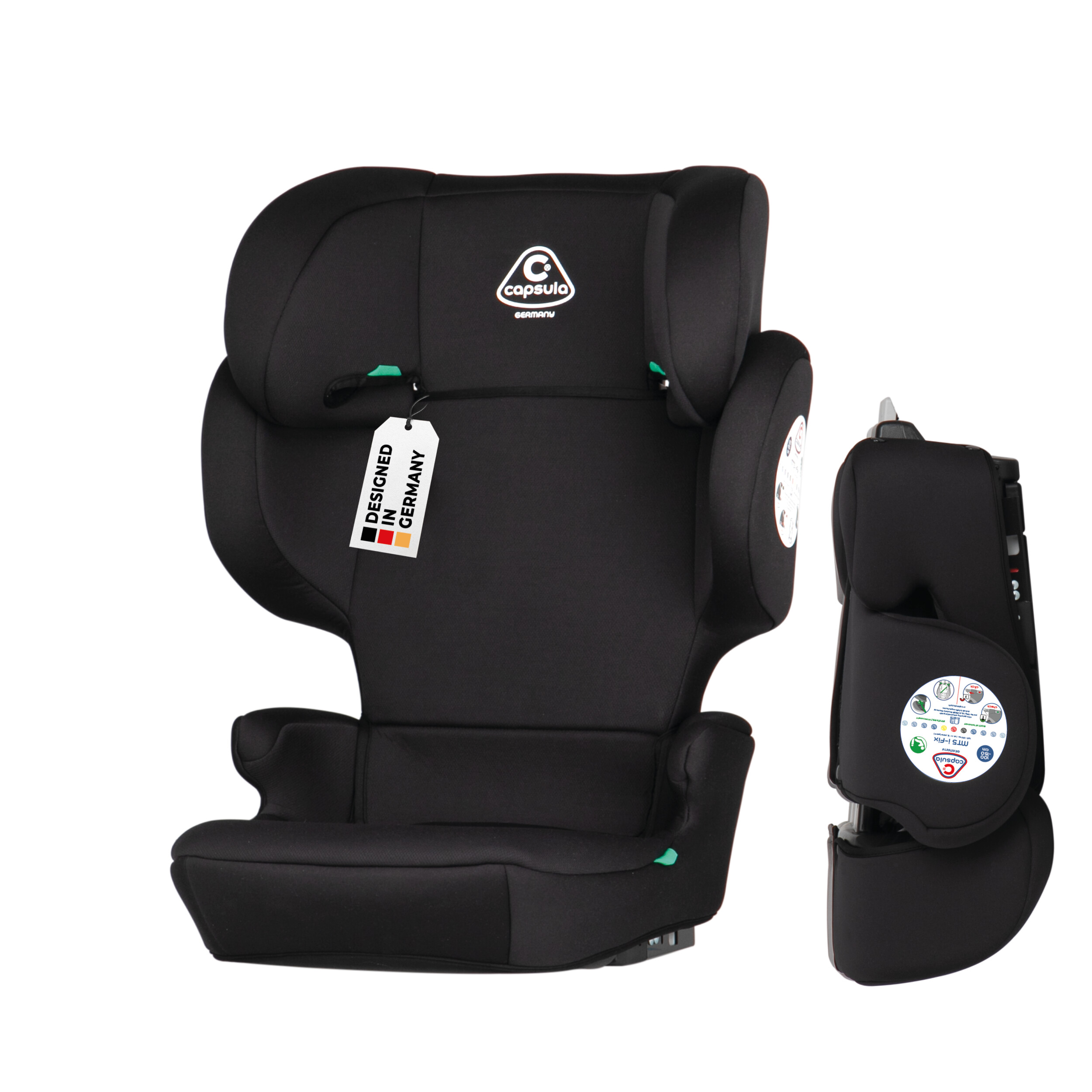 Kindersitz isofix I-Size | capsula® MT5 i-Fix (Jupiter Schwarz)