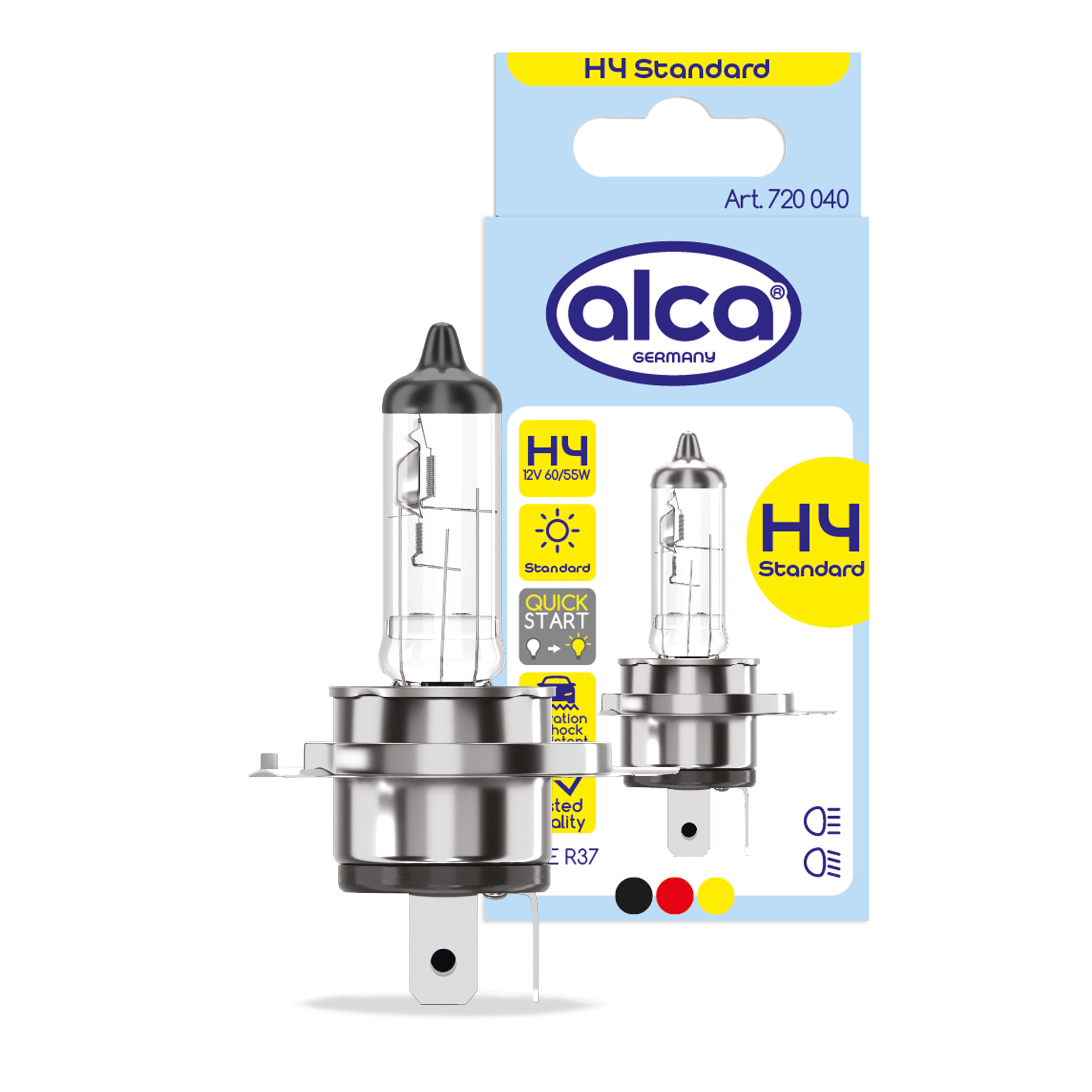 Halogenlampe H4 12V (60W) | alca® H4