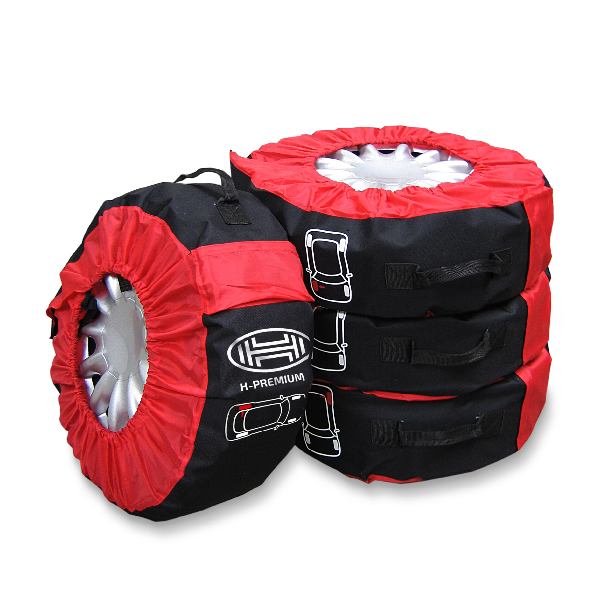 Reifentaschen 4er-Set | HEYNER® Auto WheelStar PRO