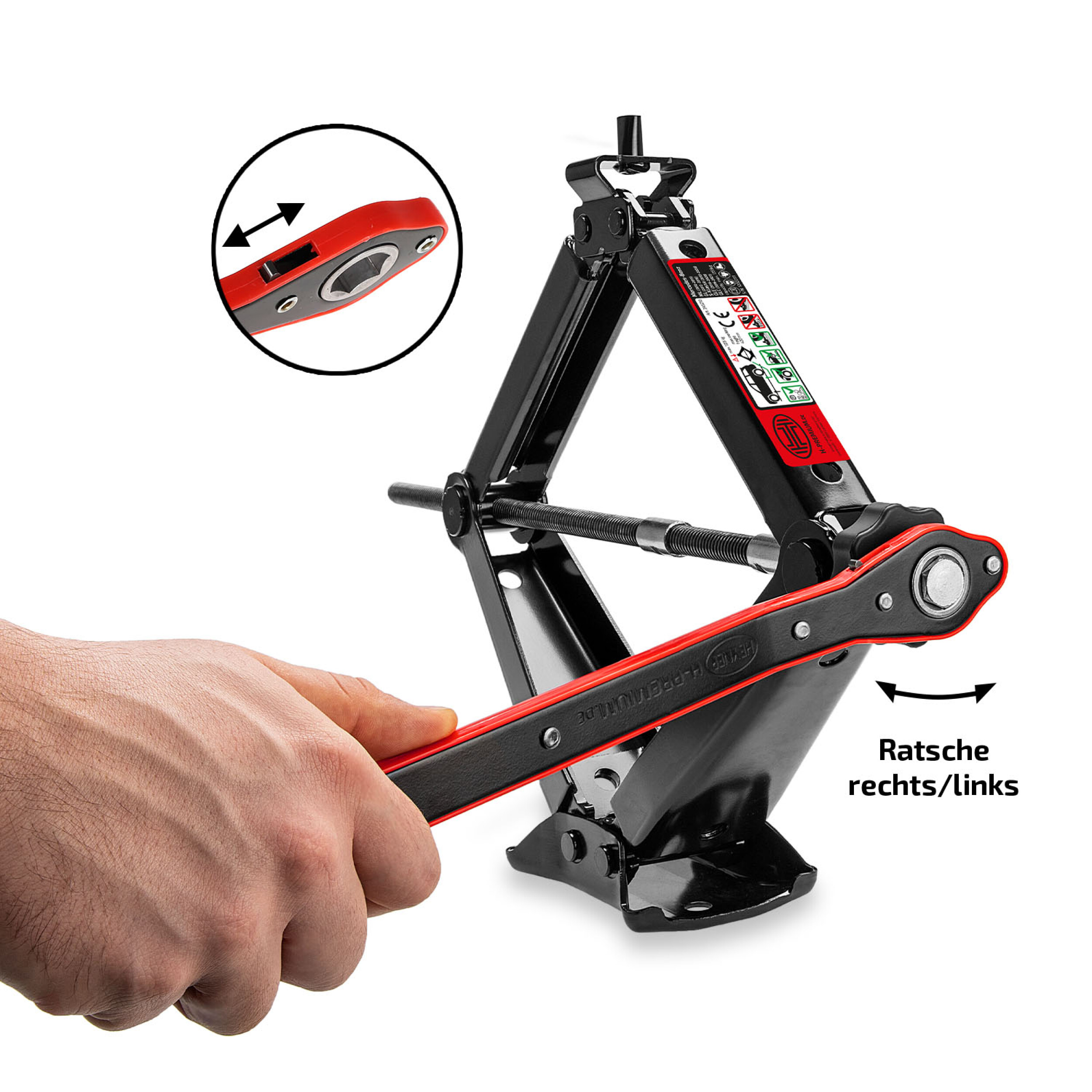 Jack MB ML/GL/S-Class/GLE/GLC 1335kg | HEYNER® OEM Lift PRO