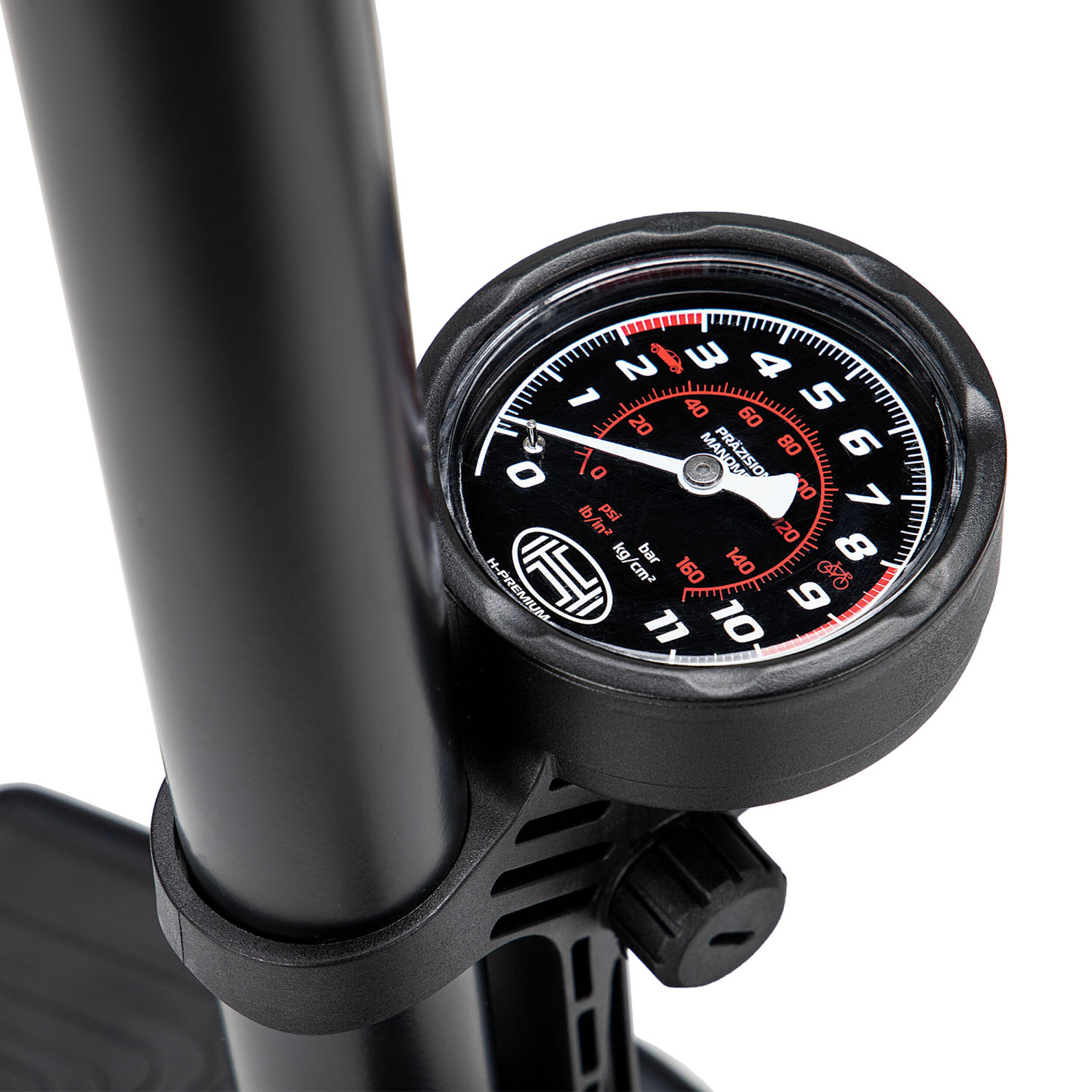 Hochleistungs-Handpumpe mit Manometer | HEYNER® AeroStar PRO