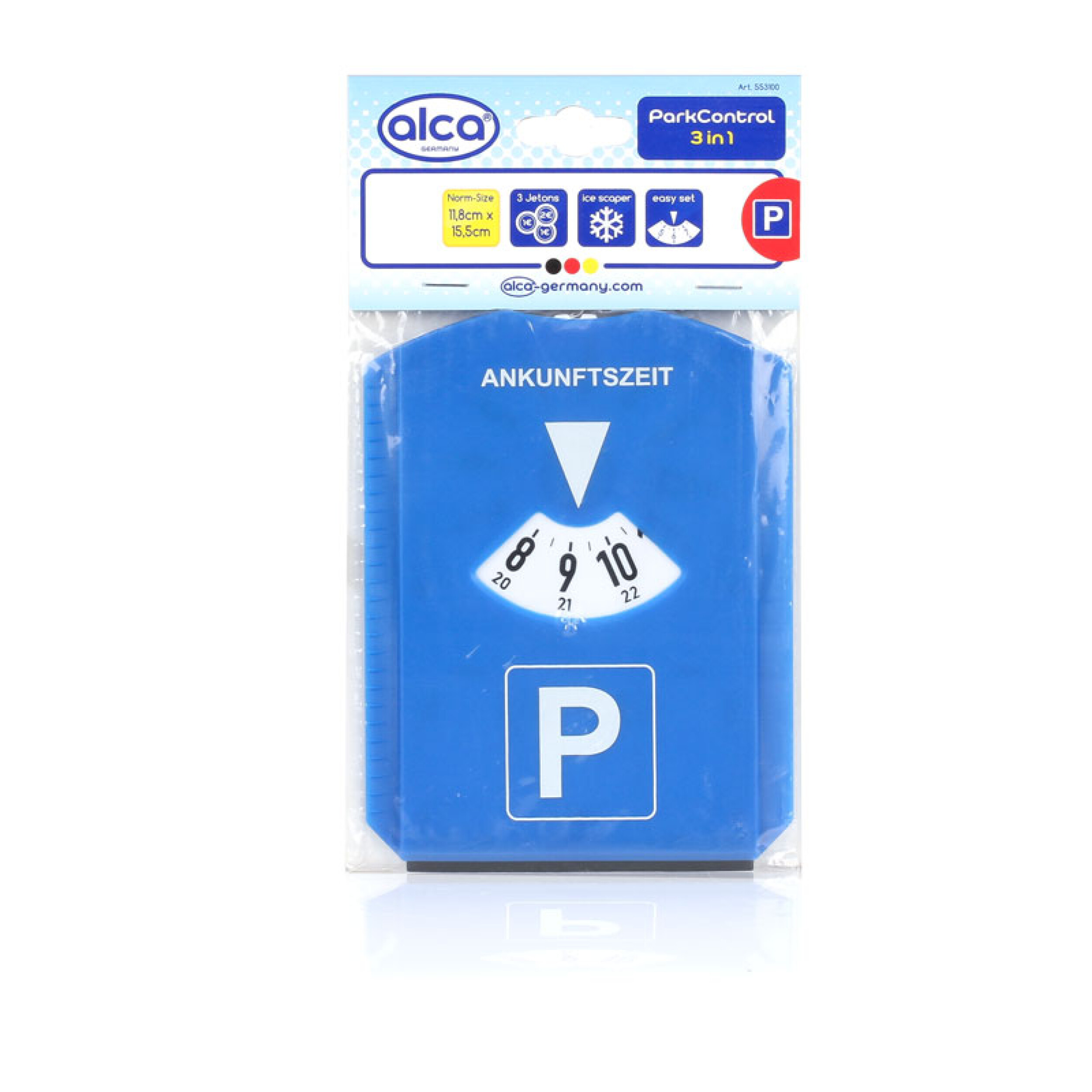 Parkscheibe EU-Norm | alca® Park Control 3in1