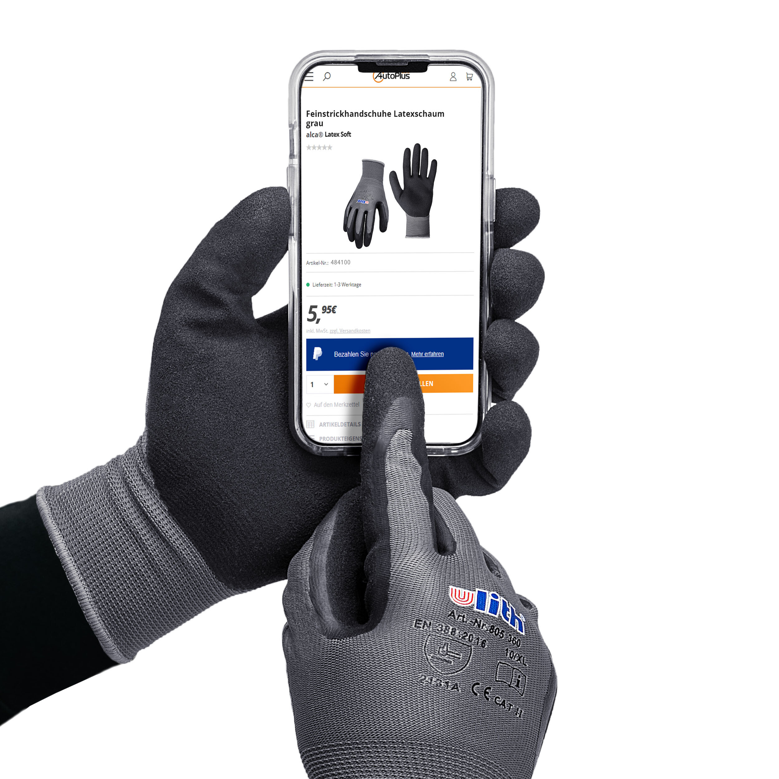 Arbeitshandschuhe Latex | alca® LATEX Soft